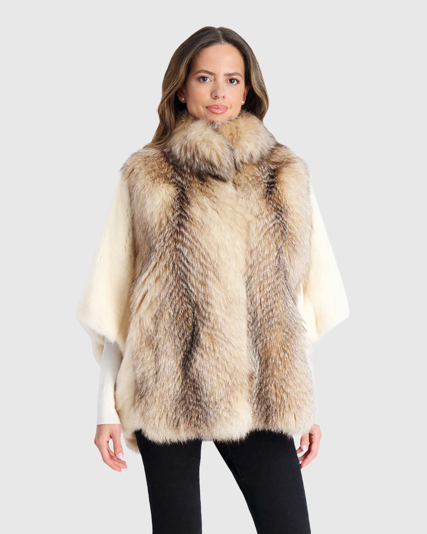 FOX JACKET WITH MINK SLEEVES - Image 6