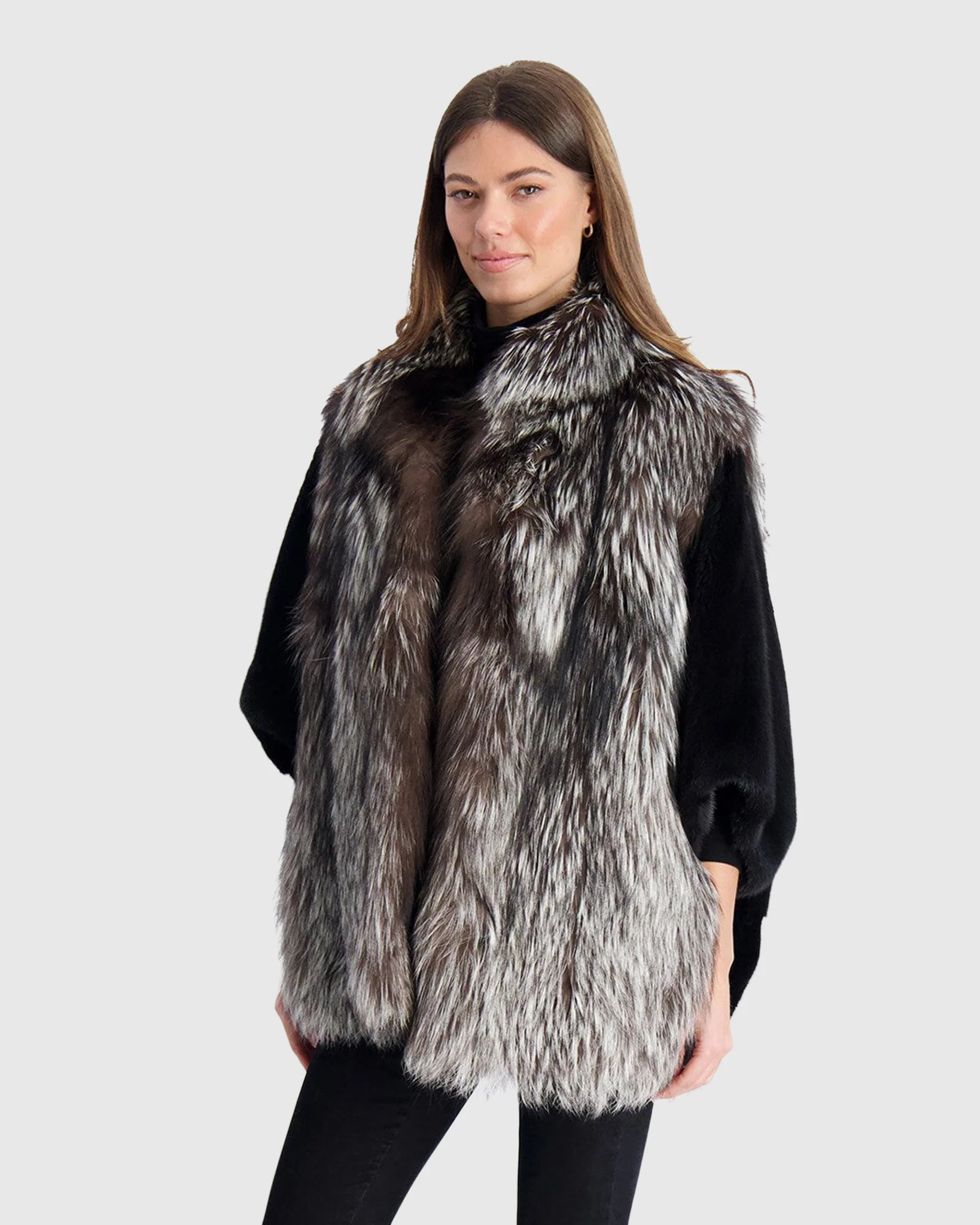 FOX JACKET WITH MINK SLEEVES - Image 8