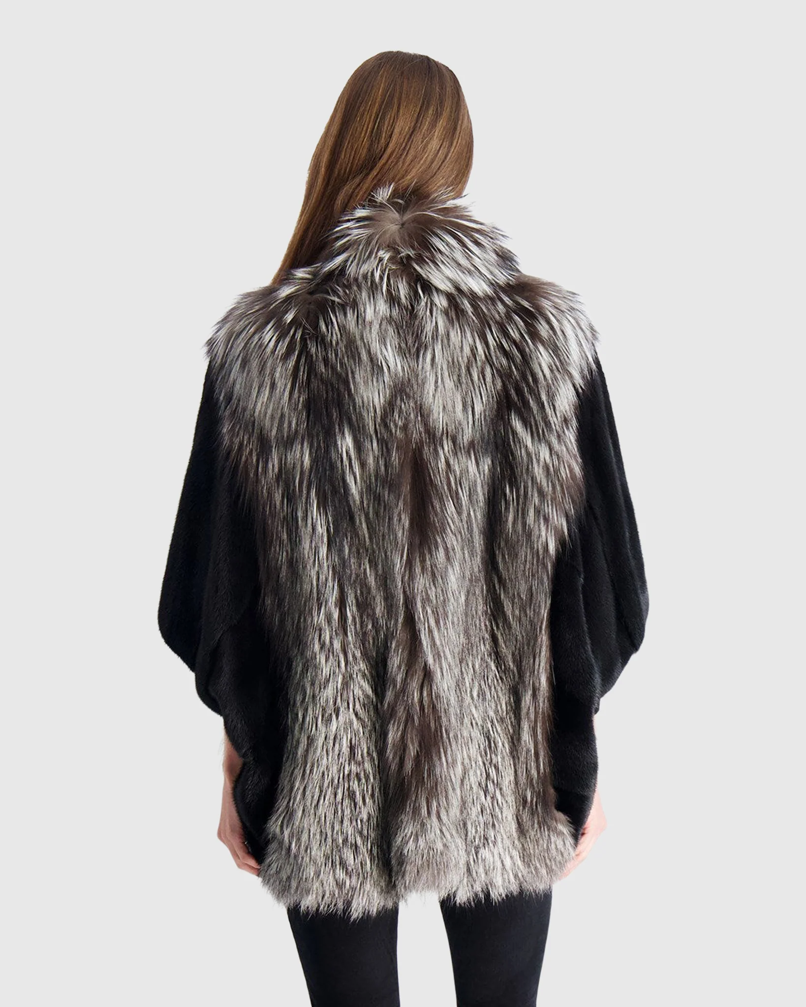 FOX JACKET WITH MINK SLEEVES - Image 9