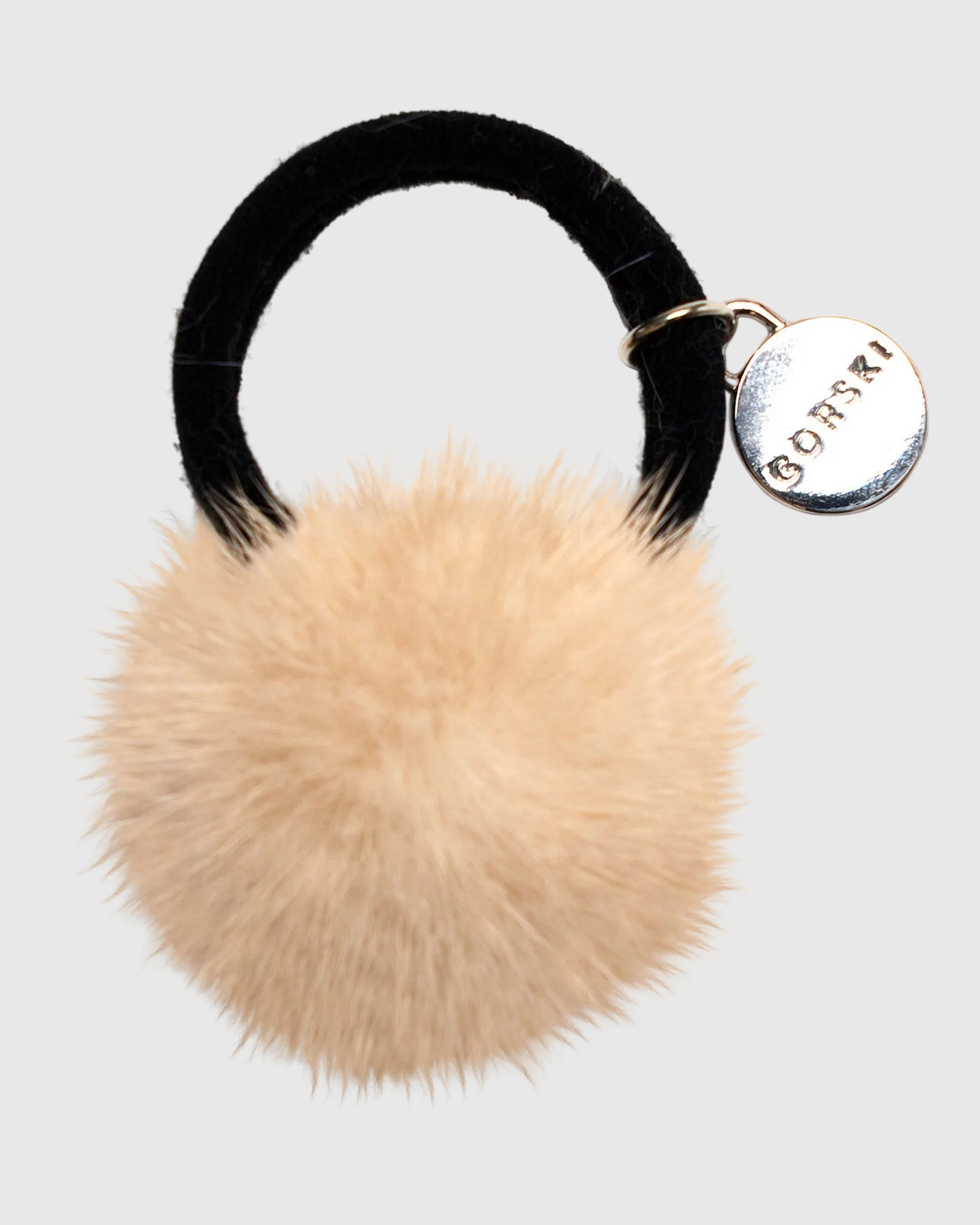 HAIR ELASTIC WITH MINK FUR POMPOM - Image 10