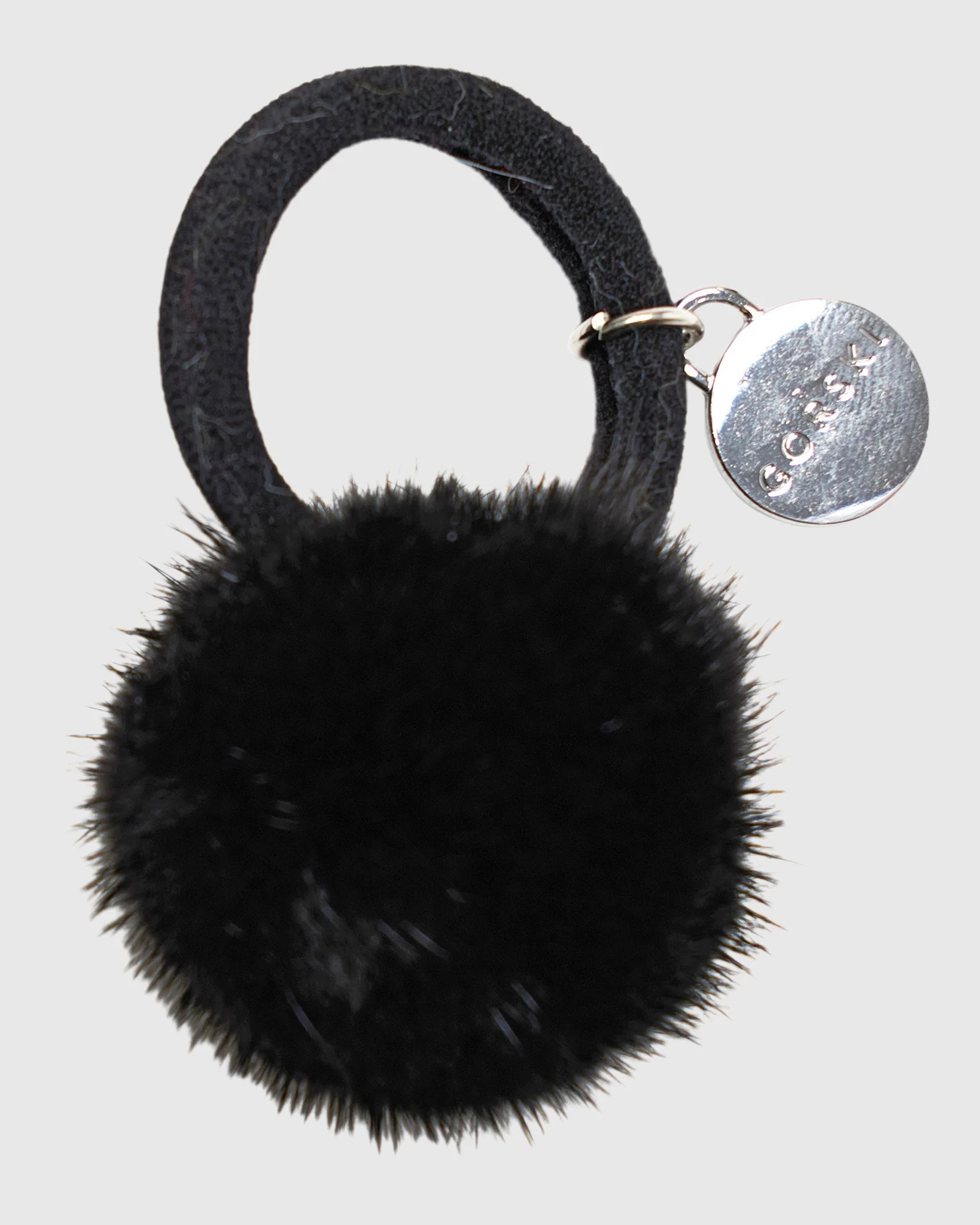 HAIR ELASTIC WITH MINK FUR POMPOM - Image 12