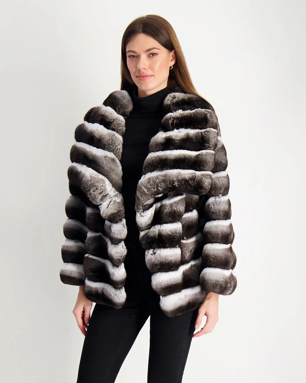 Horizontal Chinchilla Jacket - Image 3