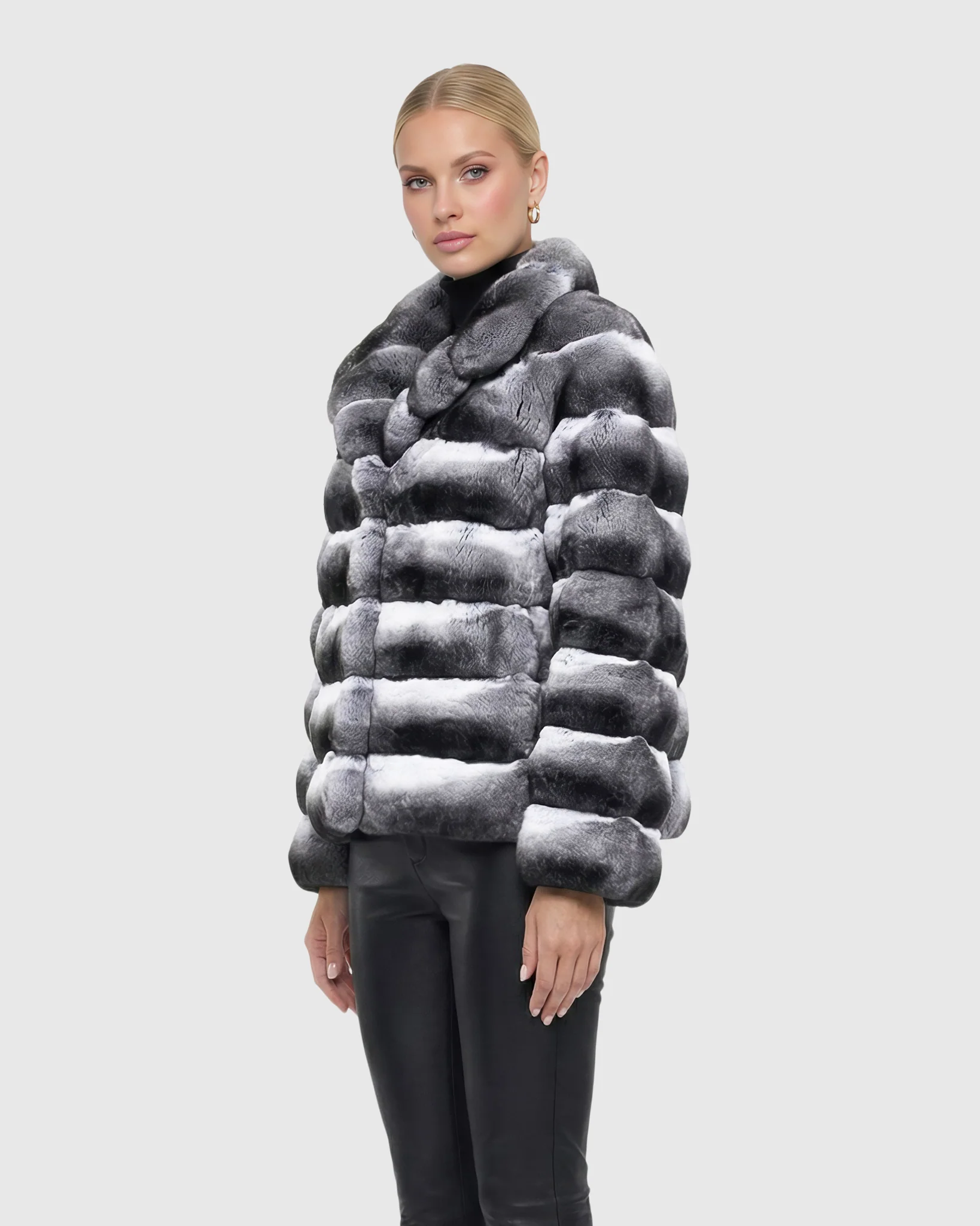 Horizontal Chinchilla Jacket - Image 3
