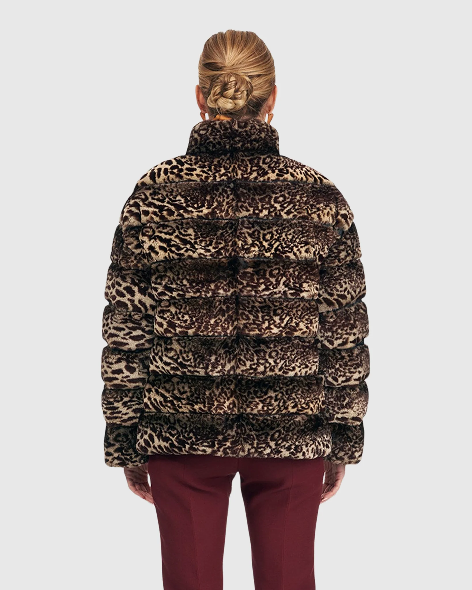 HORIZONTAL MINK JACKET, REVERSIBLE TO DOWN - Image 2