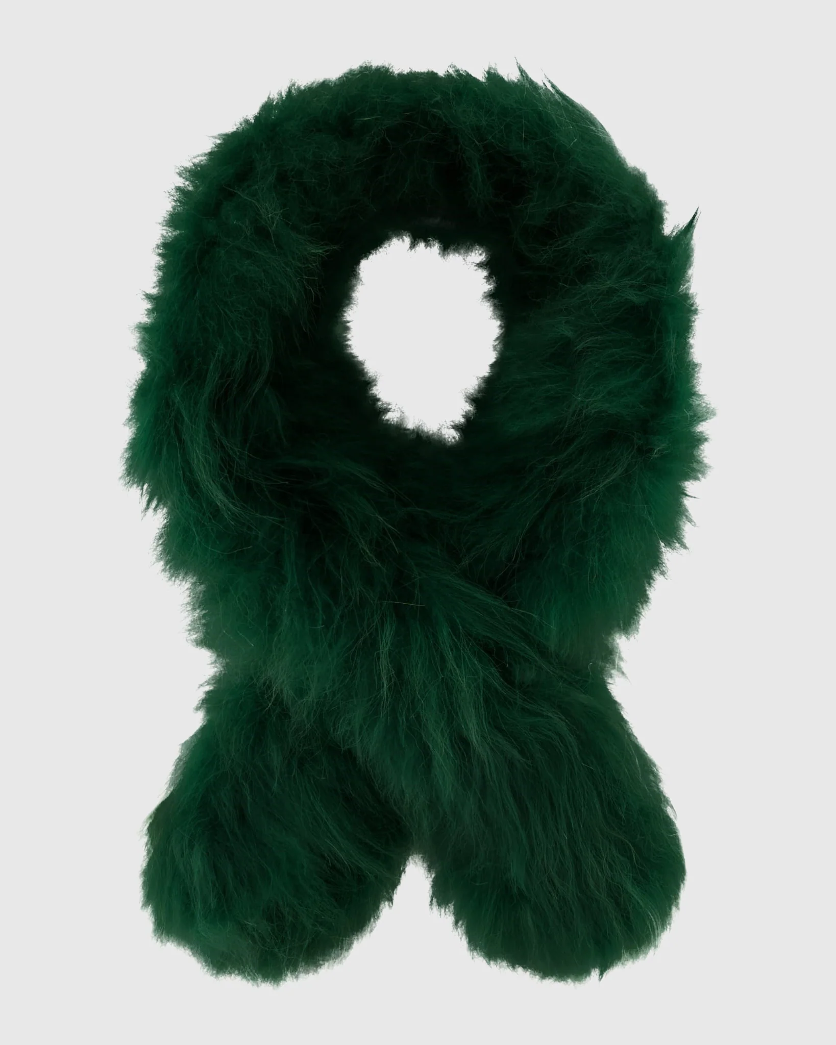 KNIT CASHMERE GOAT PULL-THROUGH SCARF - Image 10