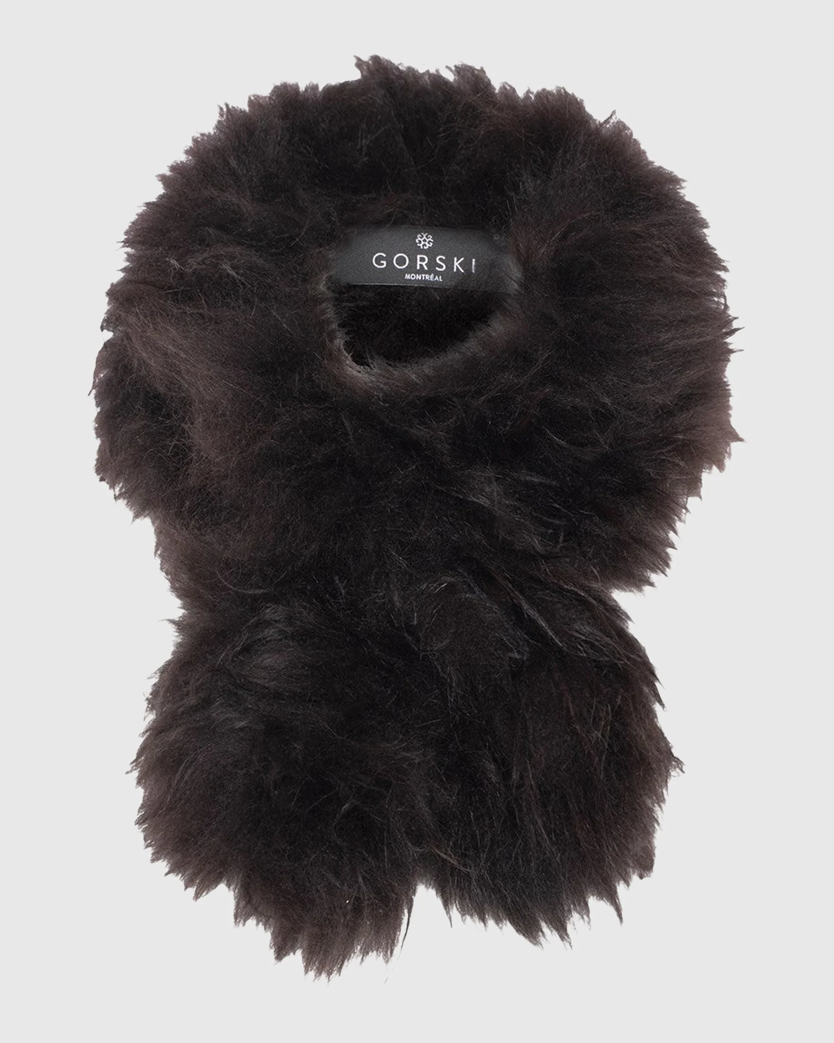 KNIT CASHMERE GOAT PULL-THROUGH SCARF - Image 12