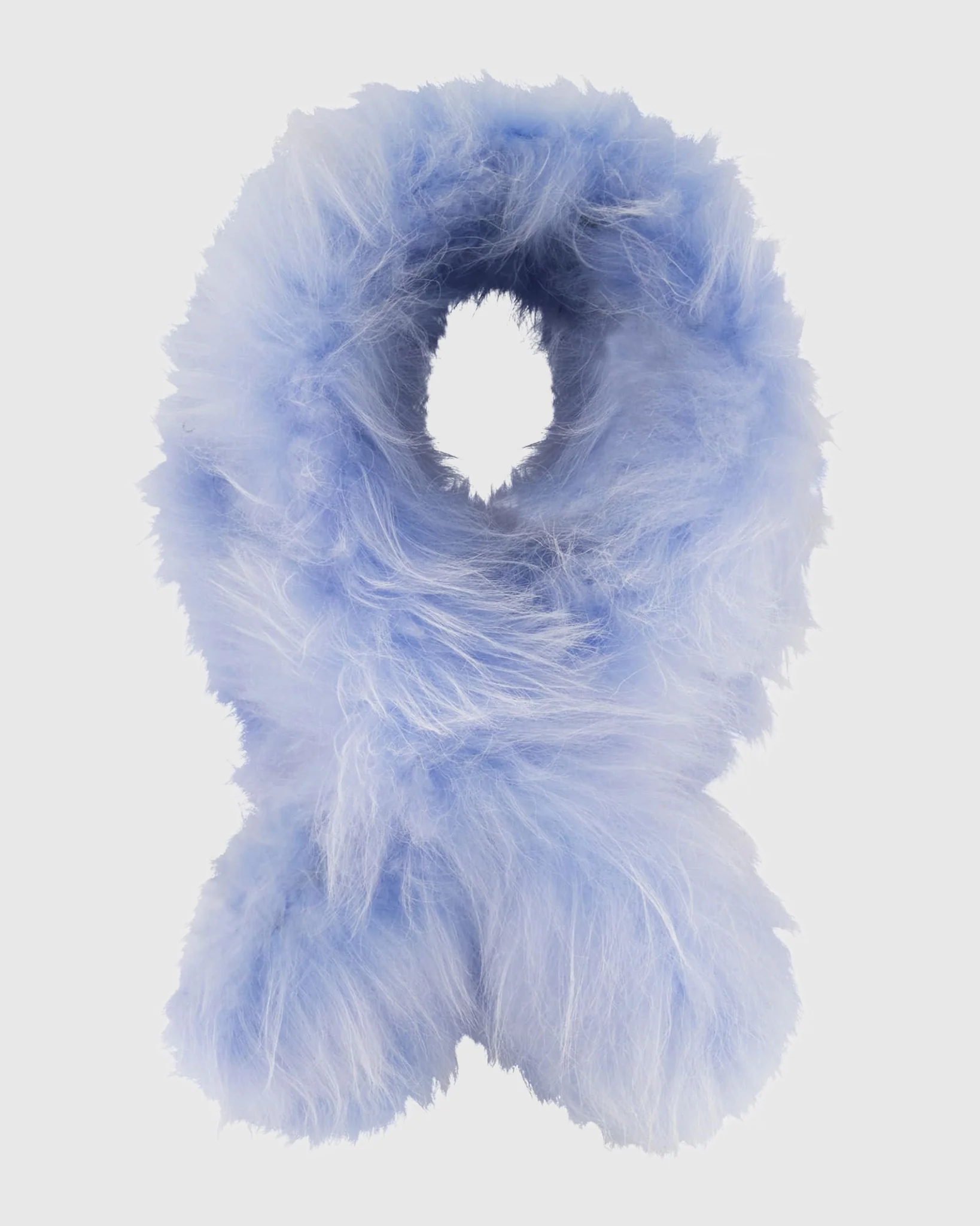 KNIT CASHMERE GOAT PULL-THROUGH SCARF - Image 13