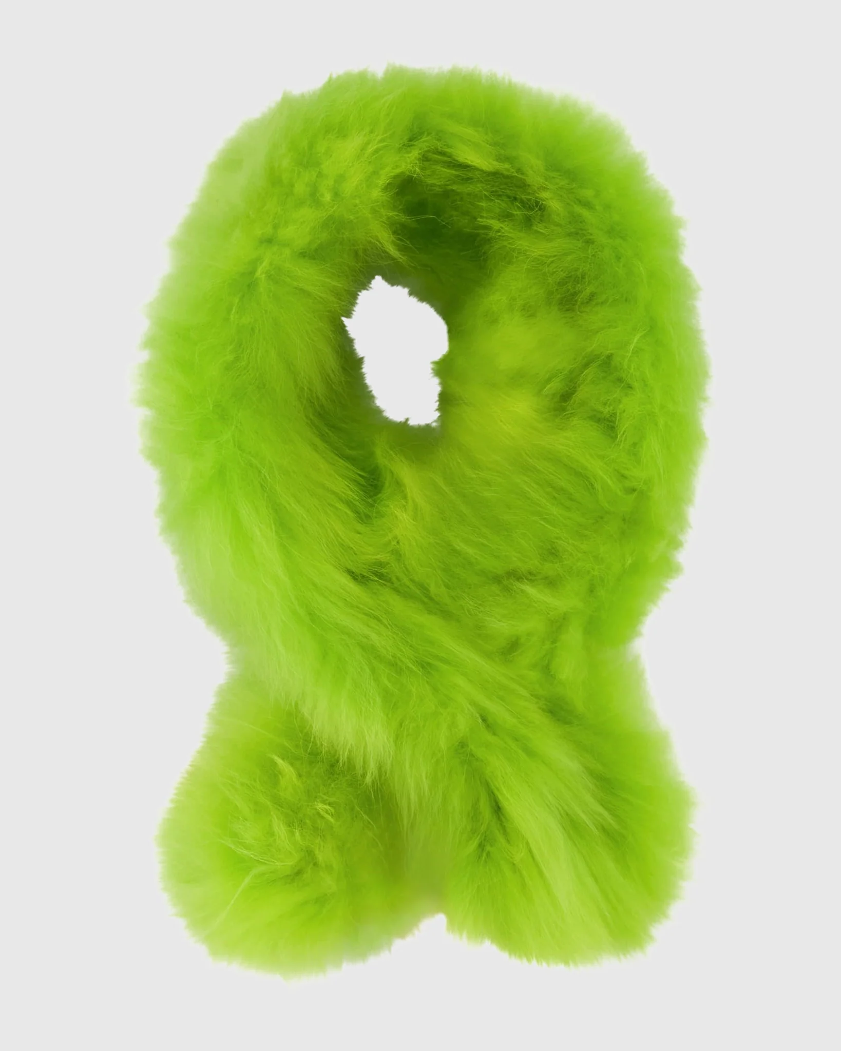 KNIT CASHMERE GOAT PULL-THROUGH SCARF - Image 14