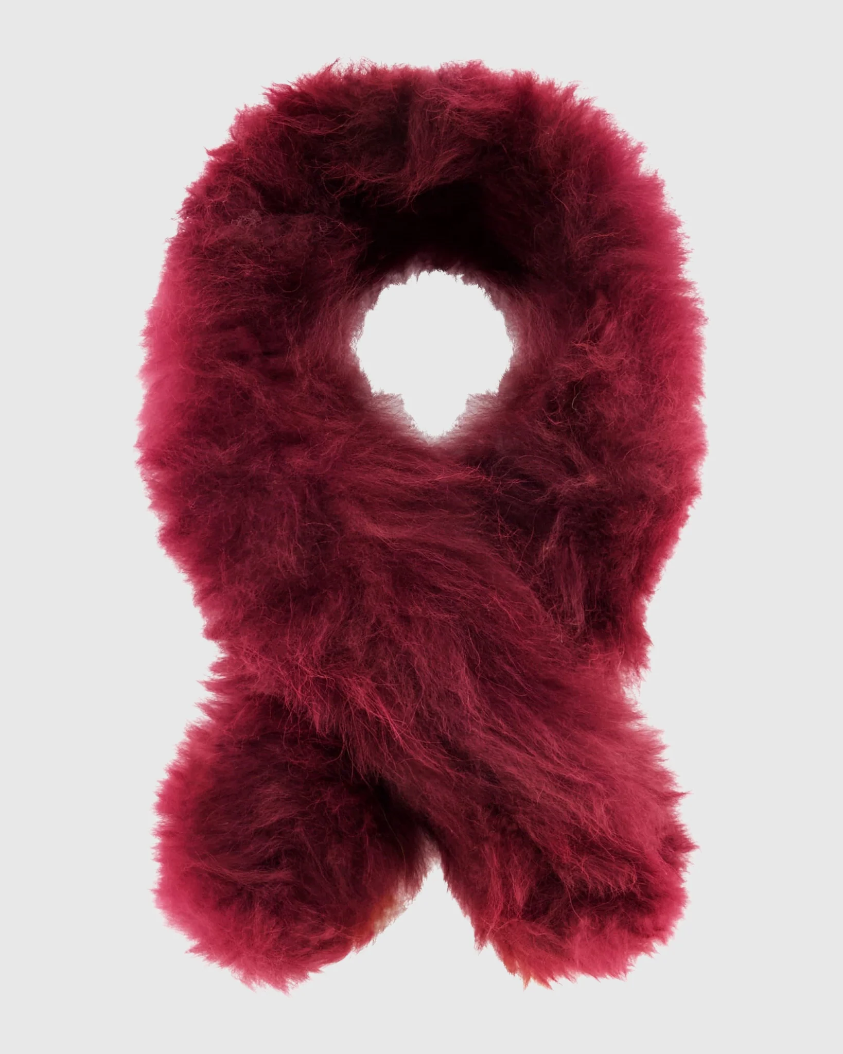 KNIT CASHMERE GOAT PULL-THROUGH SCARF - Image 16