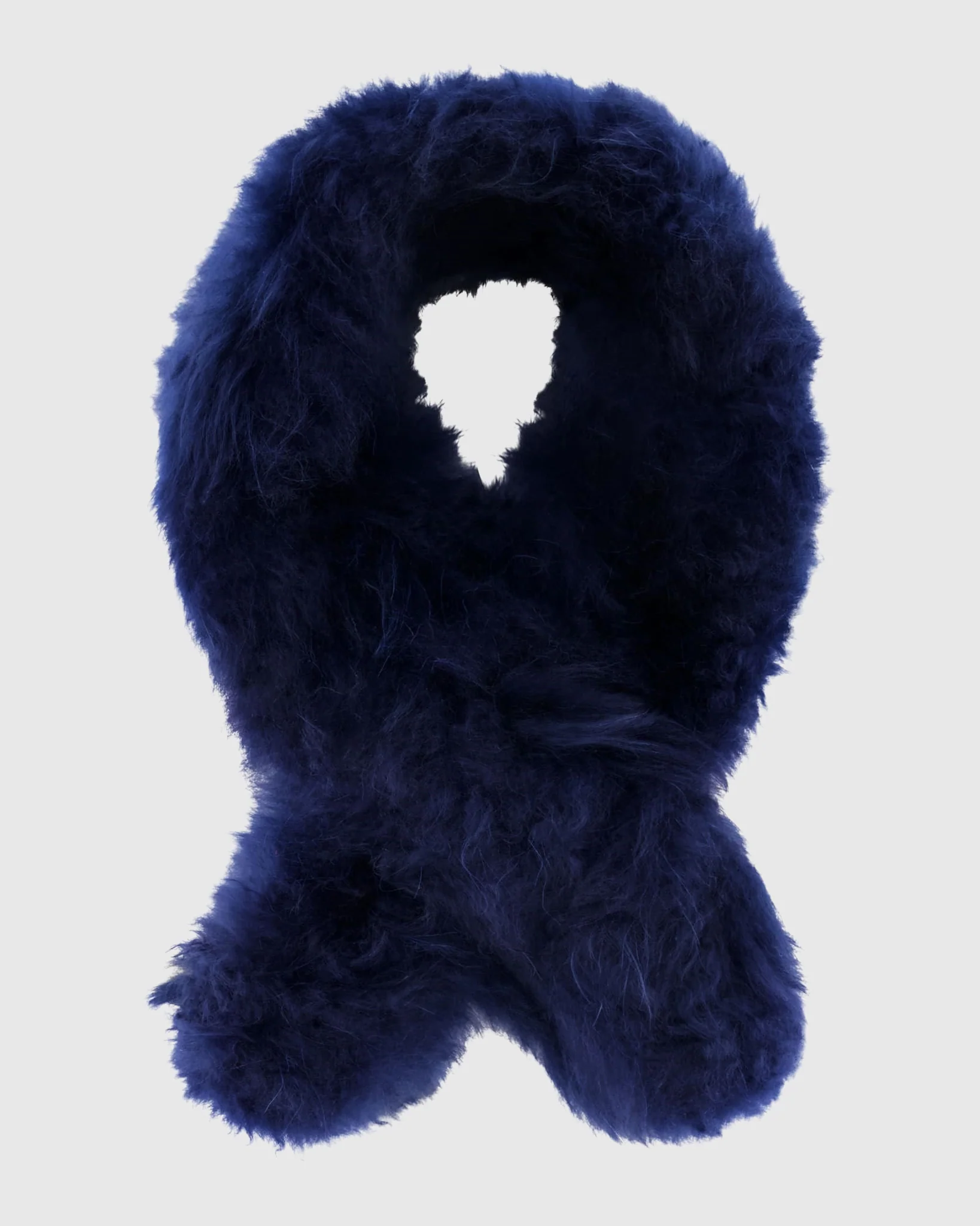 KNIT CASHMERE GOAT PULL-THROUGH SCARF - Image 17