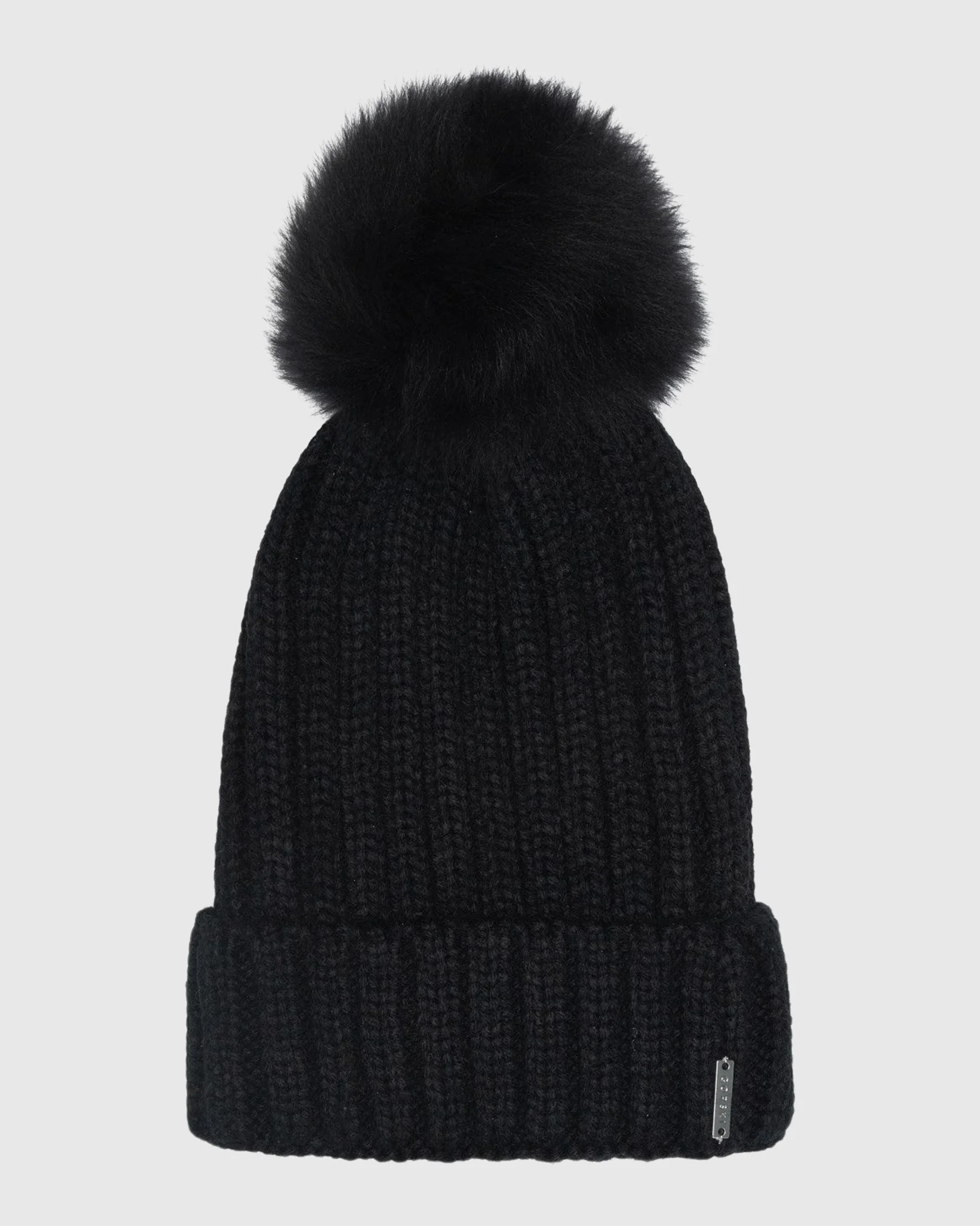 KNIT HAT WITH SELECT LAMB POM - Image 9