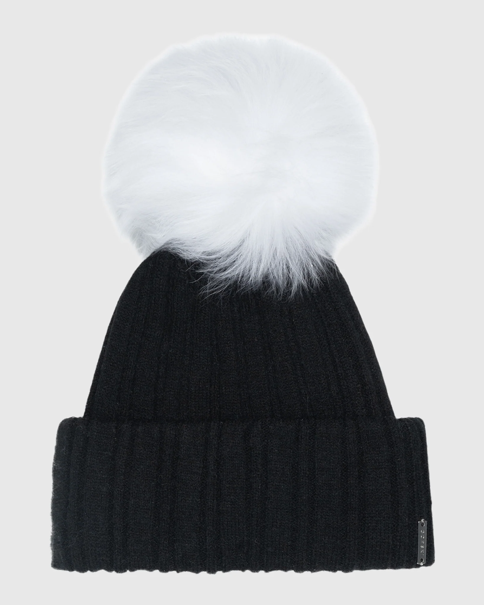 KNIT HAT WITH SELECT LAMB POMPOM - Image 3