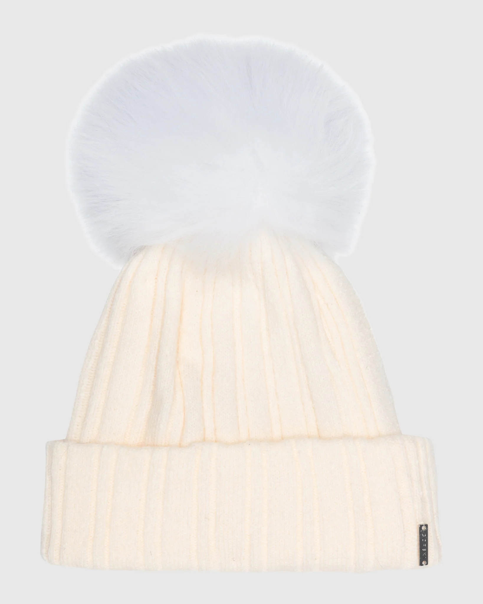 KNIT HAT WITH SELECT LAMB POMPOM - Image 4