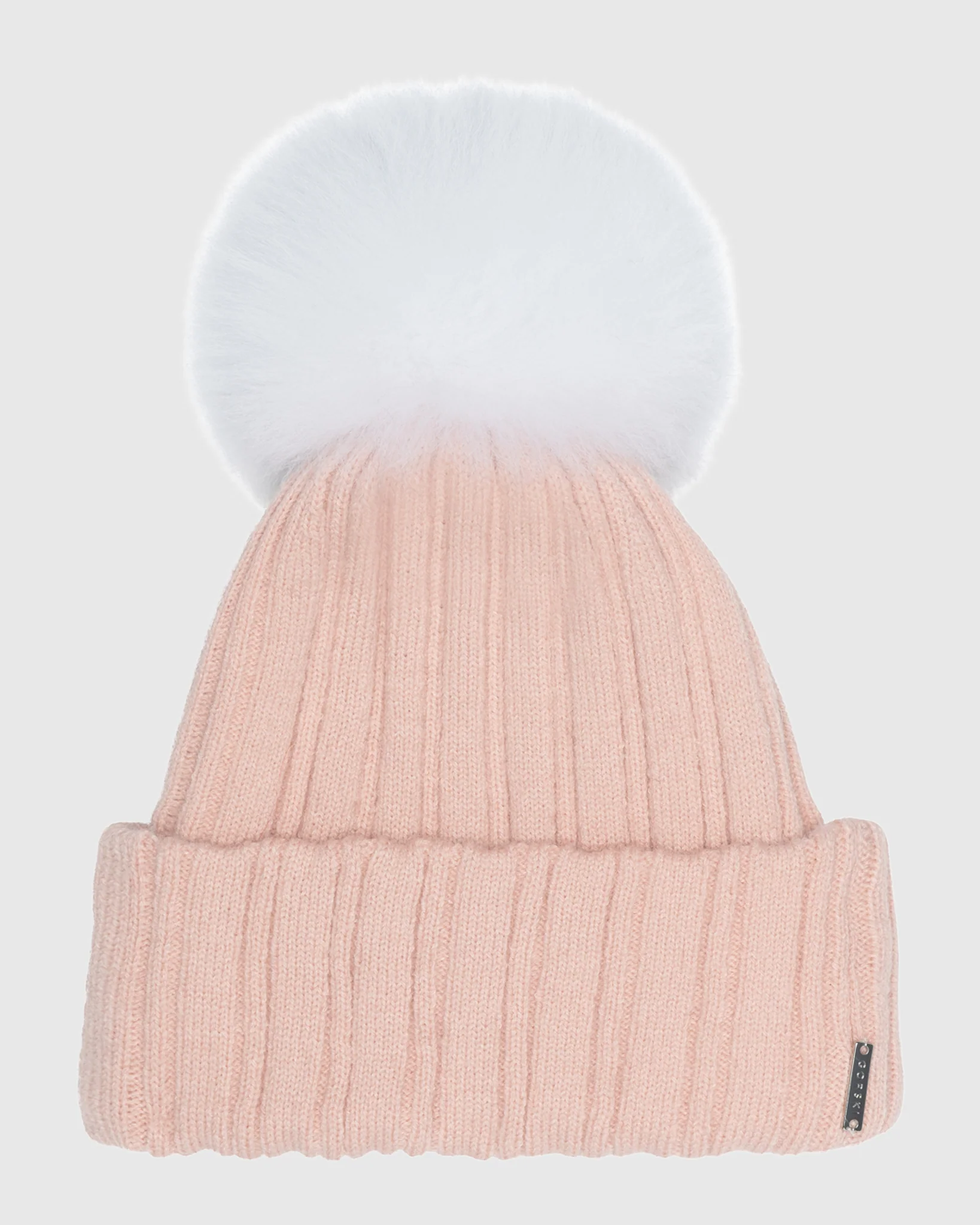 KNIT HAT WITH SELECT LAMB POMPOM - Image 5