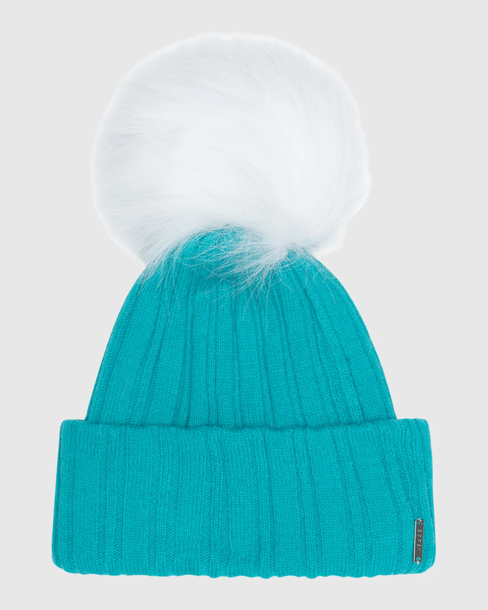 KNIT HAT WITH SELECT LAMB POMPOM - Image 7
