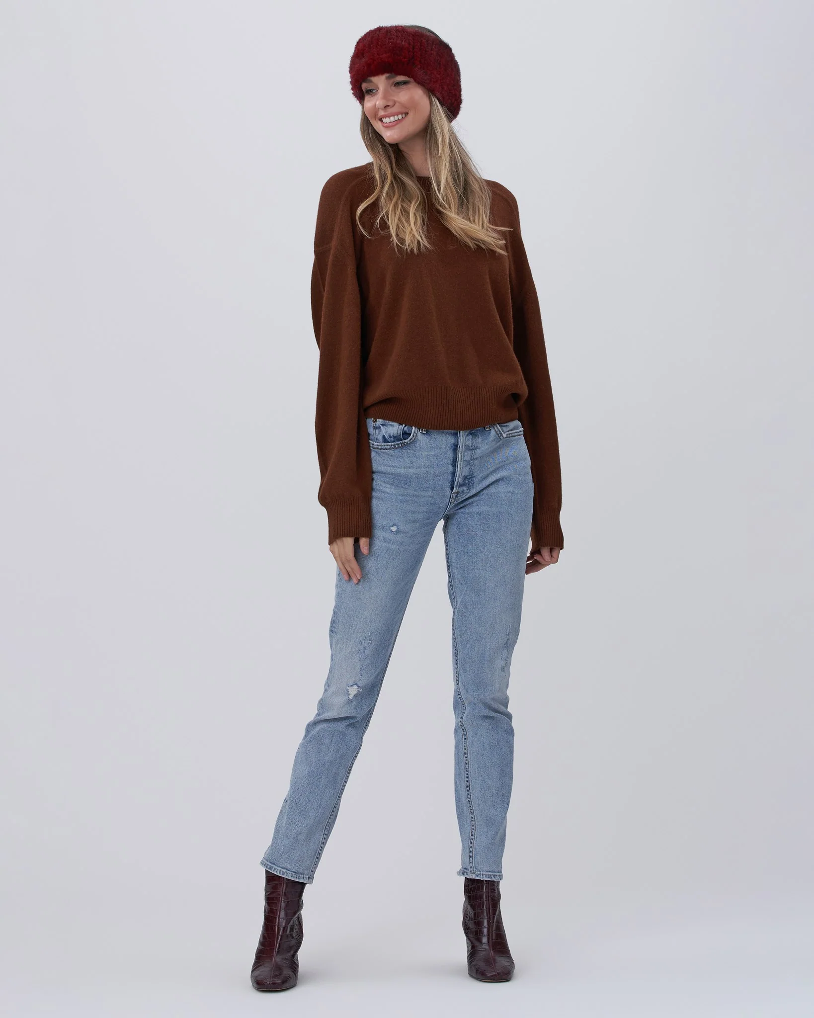 MINK KNIT HEADBAND - Image 6