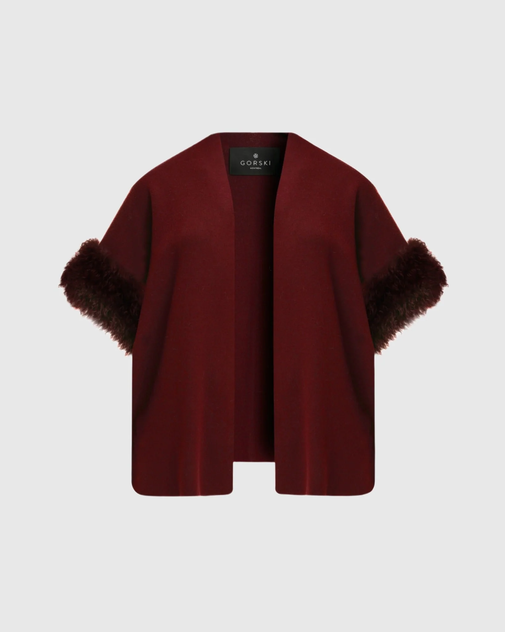 Knit Vest With Select Mongolian Shearling Lamb Trim (tg) - Image 33