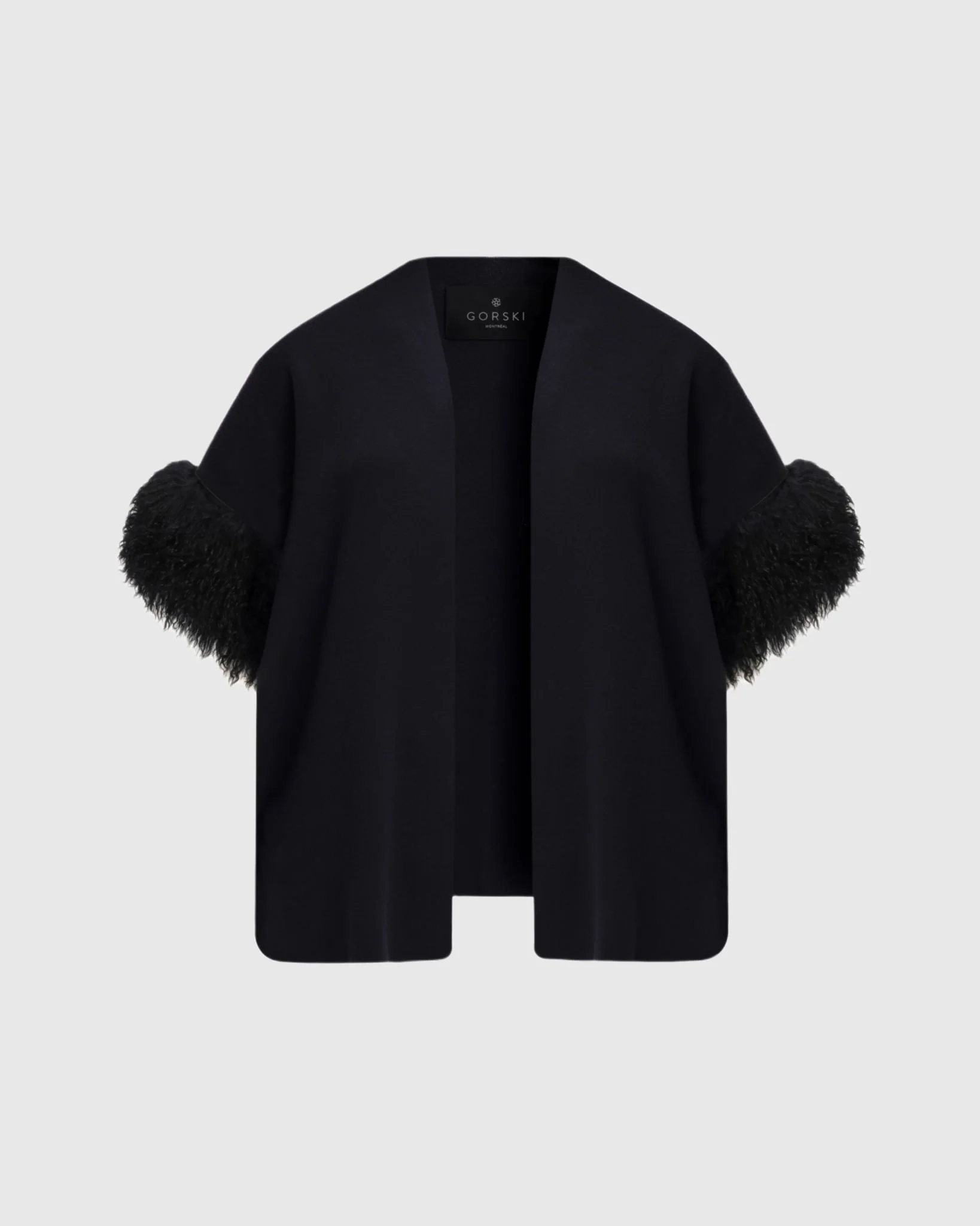 Knit Vest With Select Mongolian Shearling Lamb Trim (tg) - Image 35