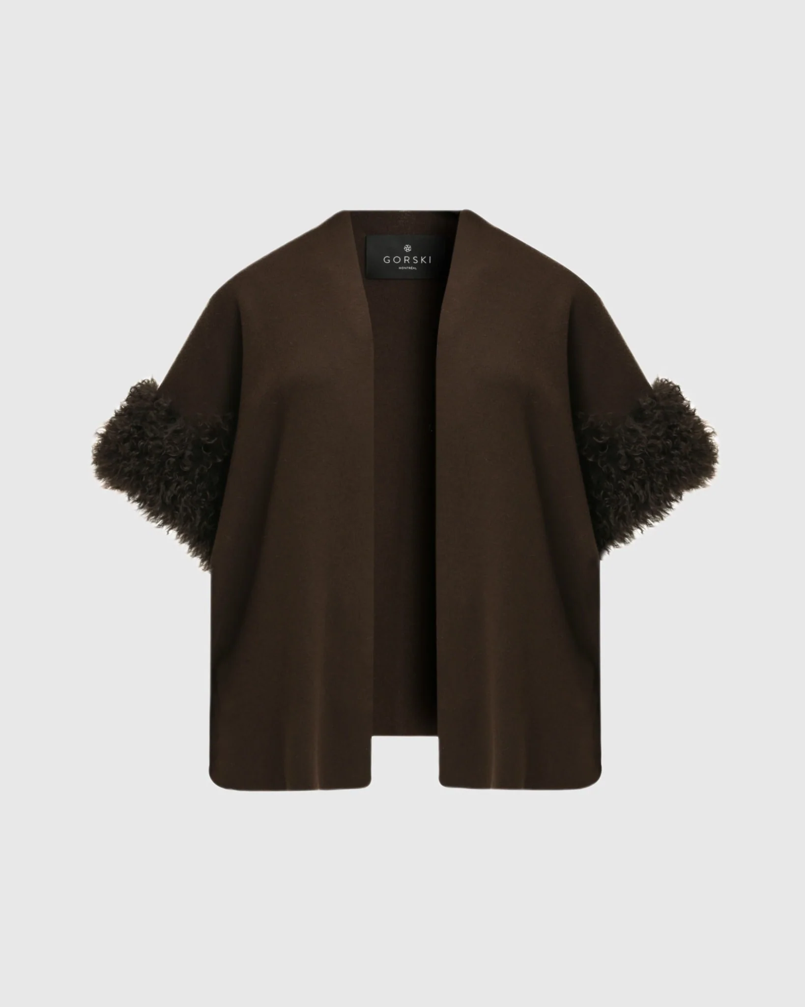 Knit Vest With Select Mongolian Shearling Lamb Trim (tg) - Image 36