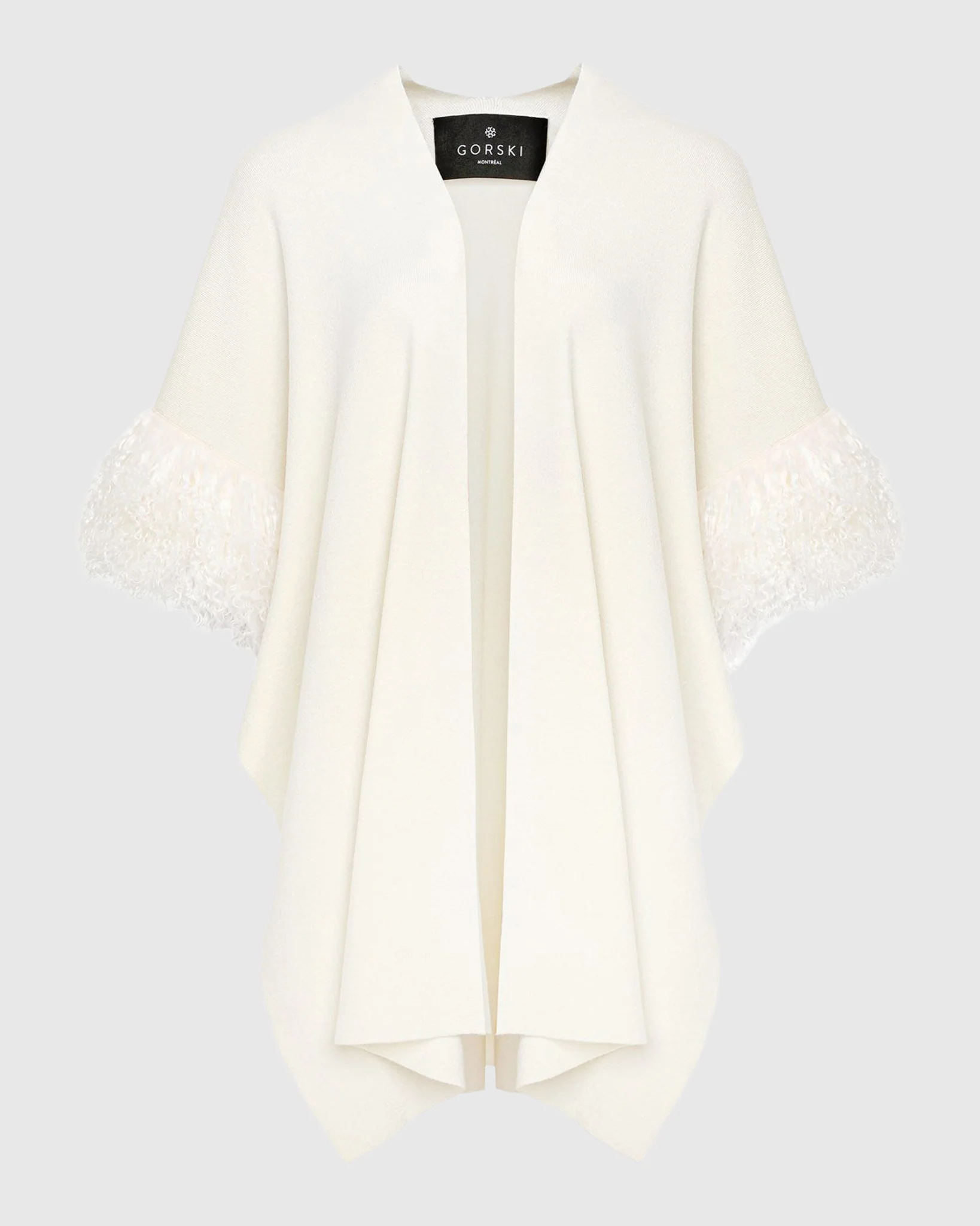 Knit Vest With Select Mongolian Shearling Lamb Trim (tg) - Image 4