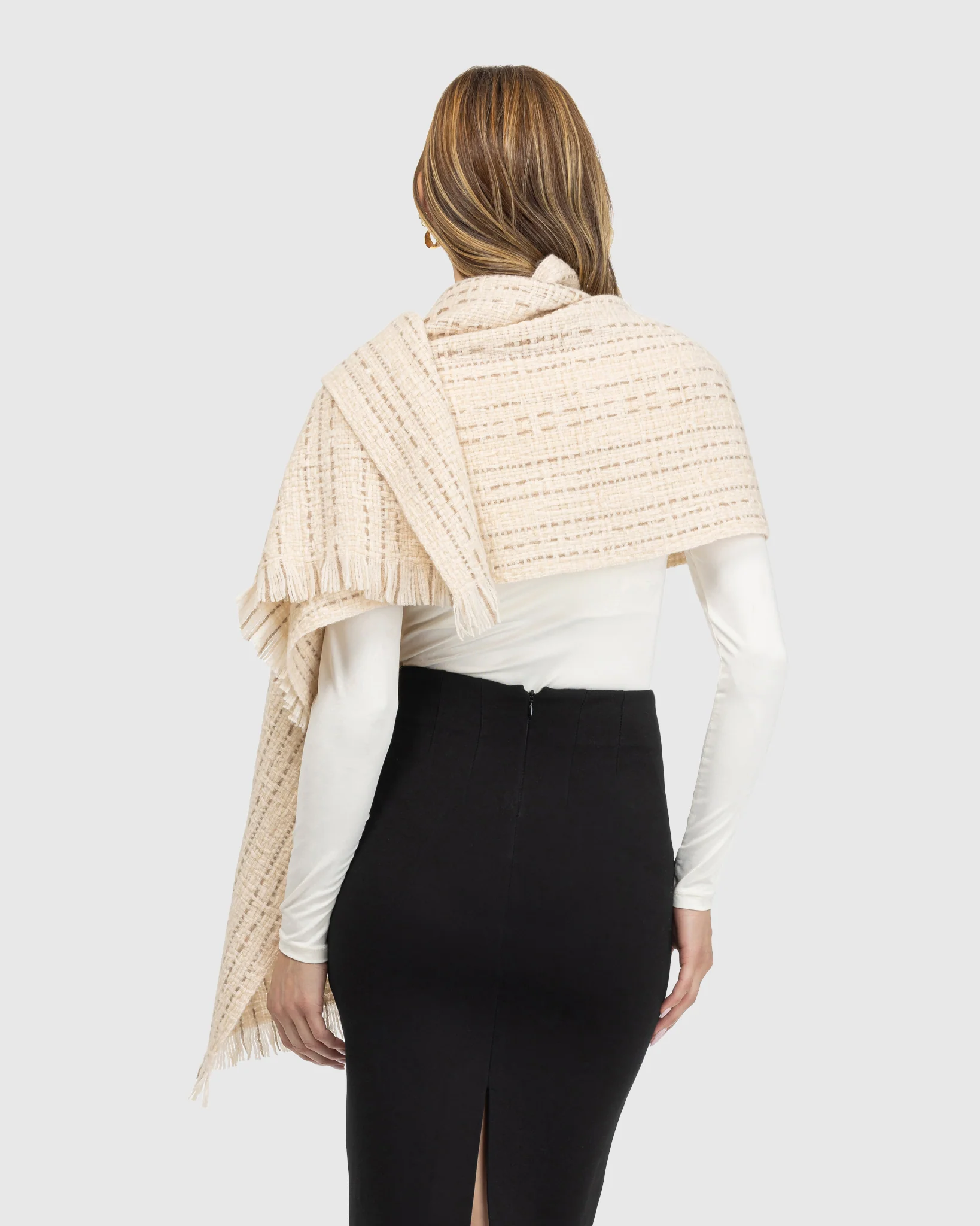 KNIT WOOL SHAWL - Image 10