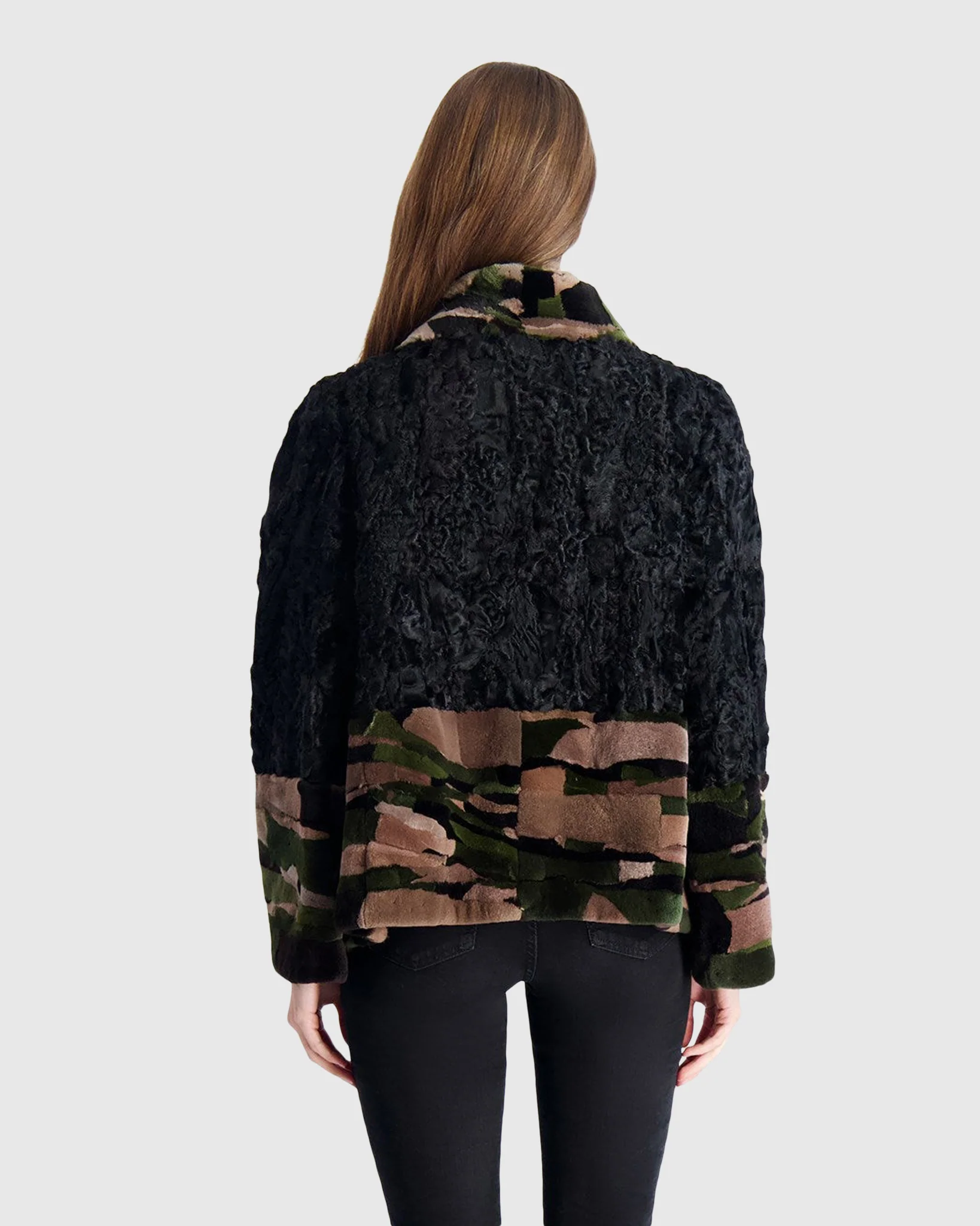LAMB AND MINK SECTIONS JACKET - Image 4