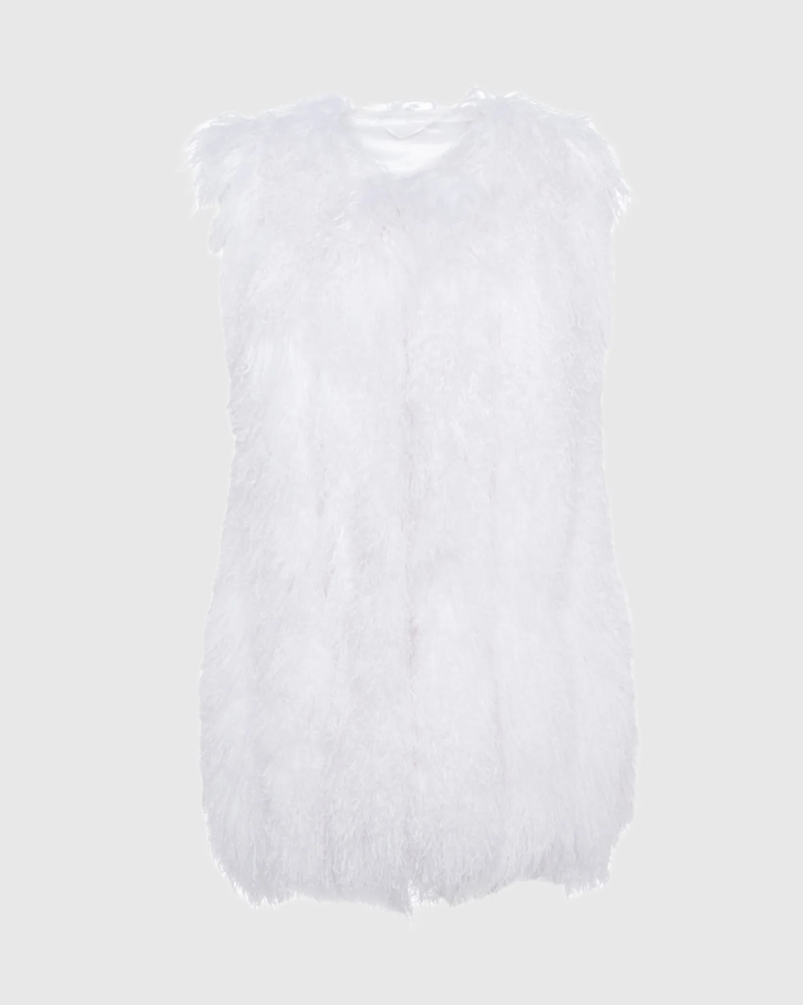 LAMB VERTICAL LAYER VEST WITH GROSGRAIN RIBBON - Image 6