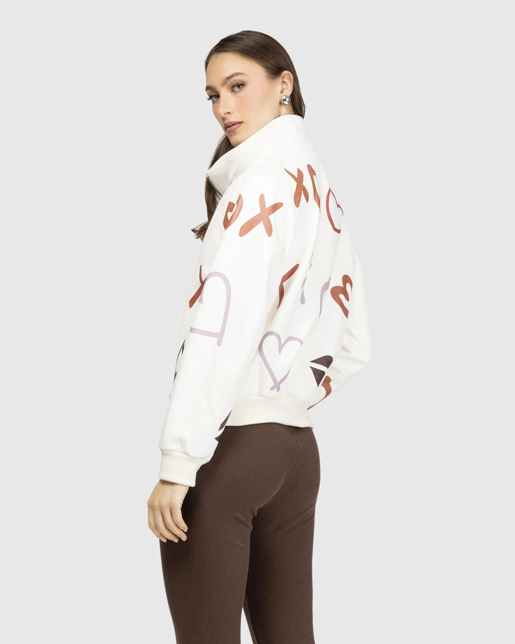 Leather Bomber Jacket - Image 4