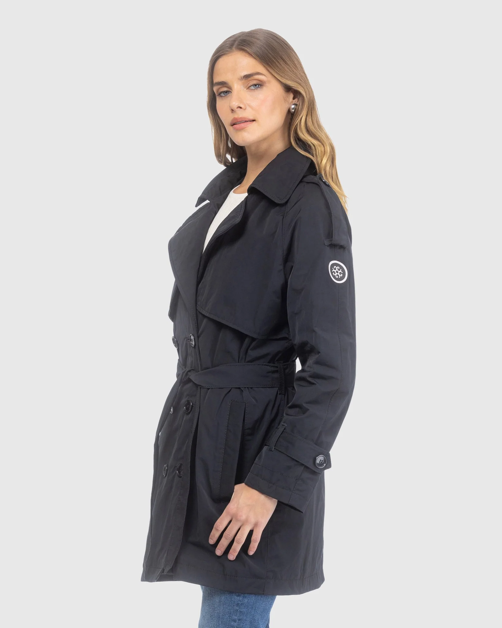 LIGHTWEIGHT BELTED TRENCH COAT - Image 3