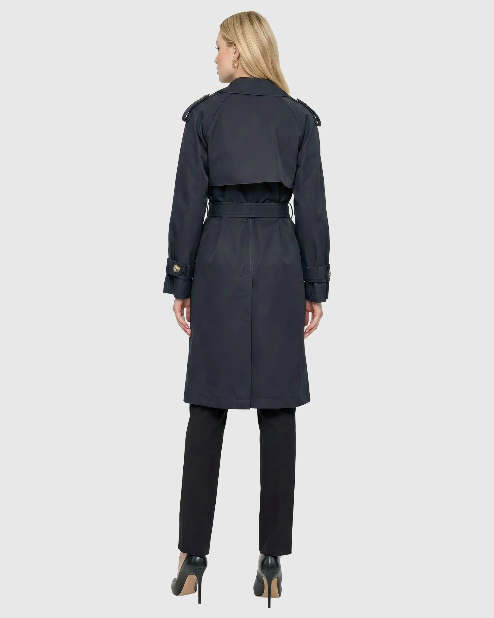 LIGHTWEIGHT BELTED TRENCH COAT - Image 10