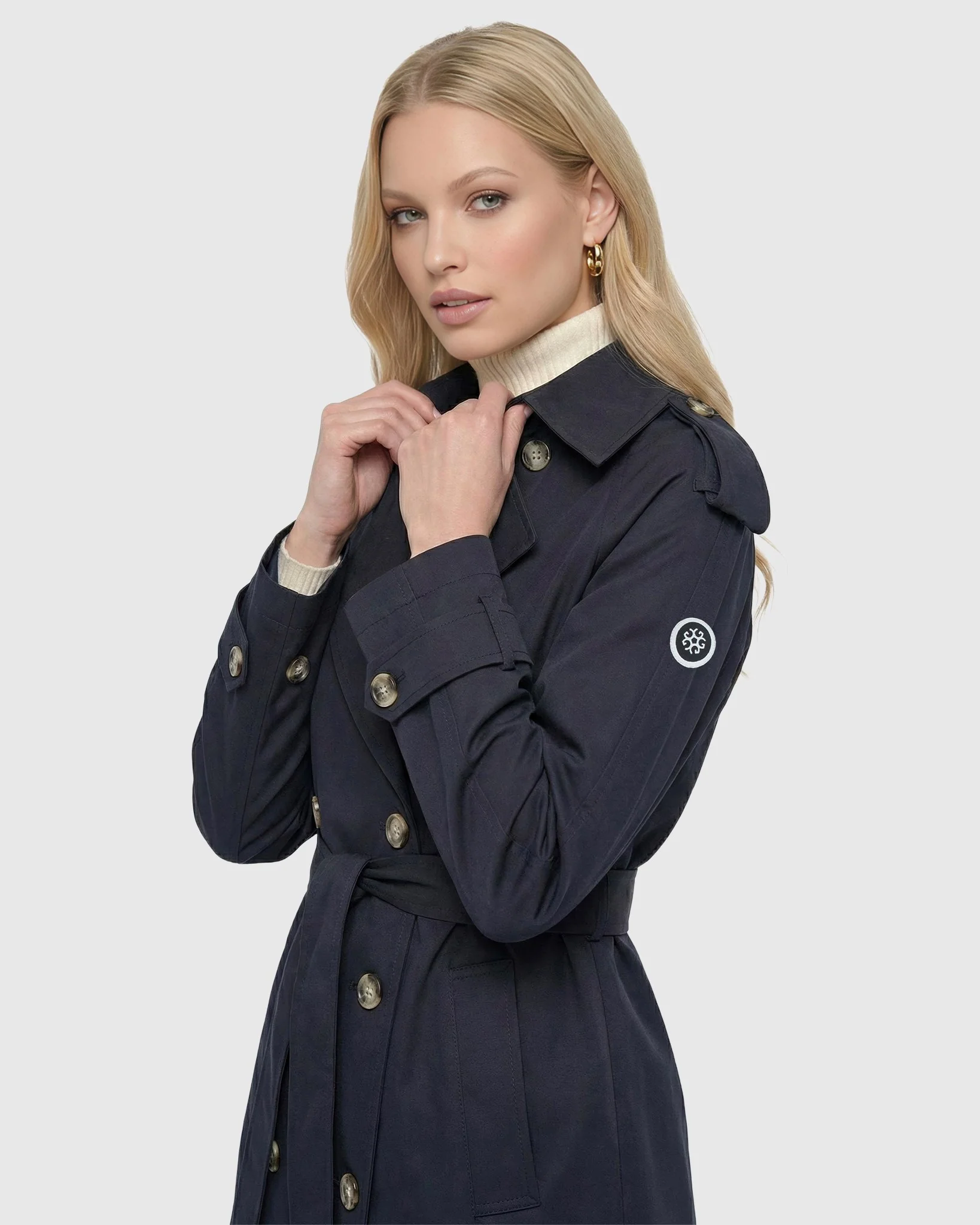 LIGHTWEIGHT BELTED TRENCH COAT - Image 12
