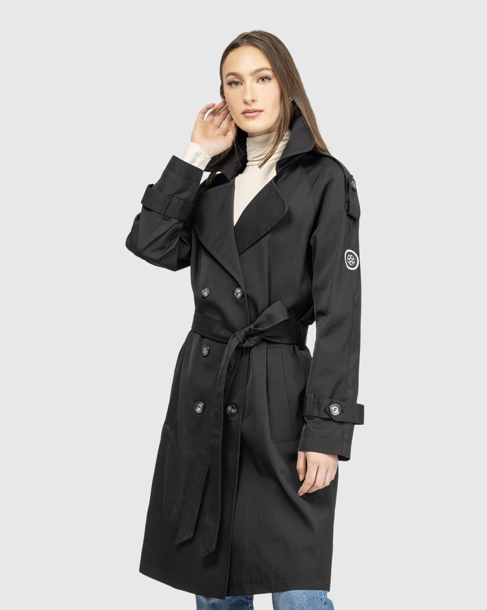 LIGHTWEIGHT BELTED TRENCH COAT - Image 14