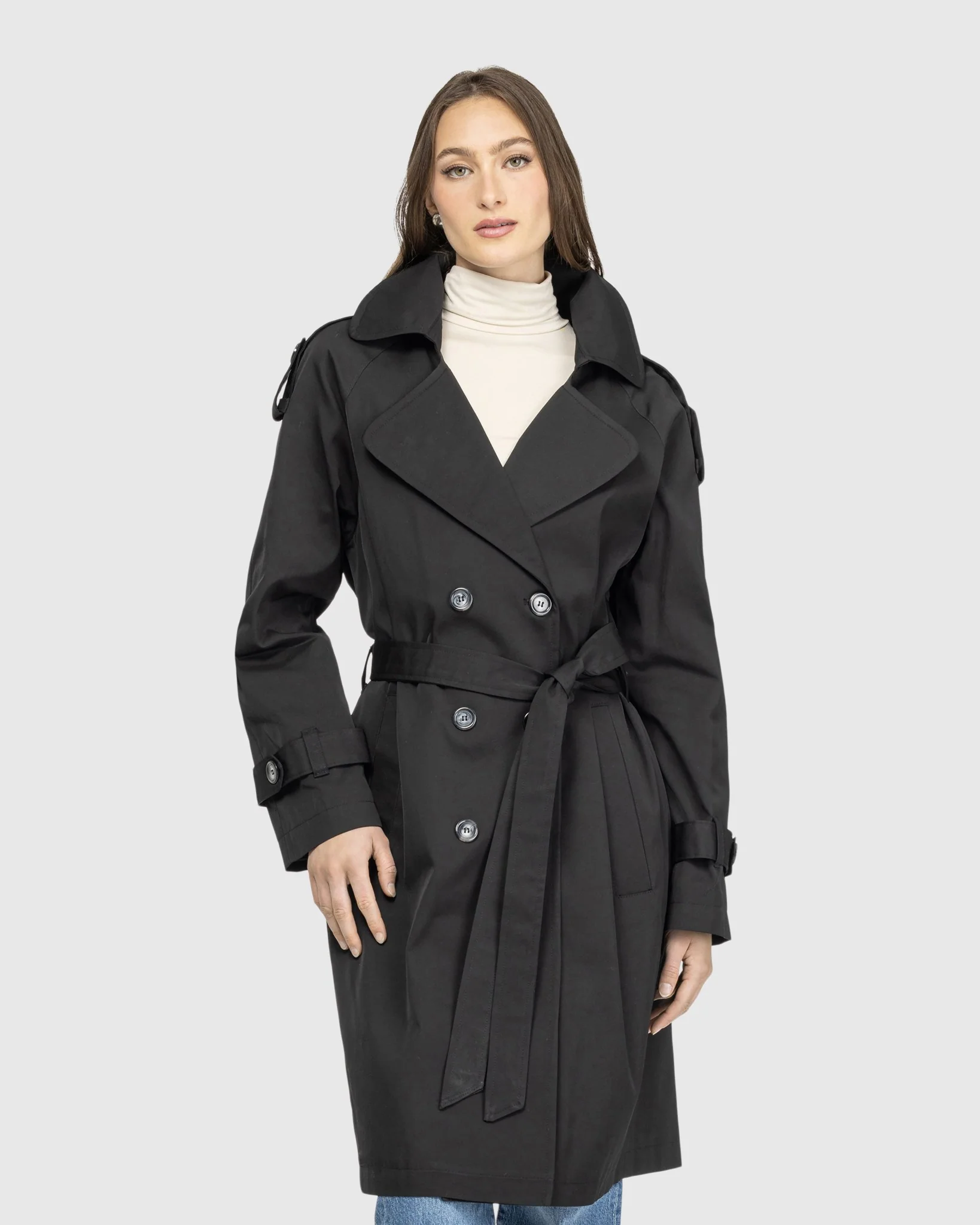 LIGHTWEIGHT BELTED TRENCH COAT - Image 15