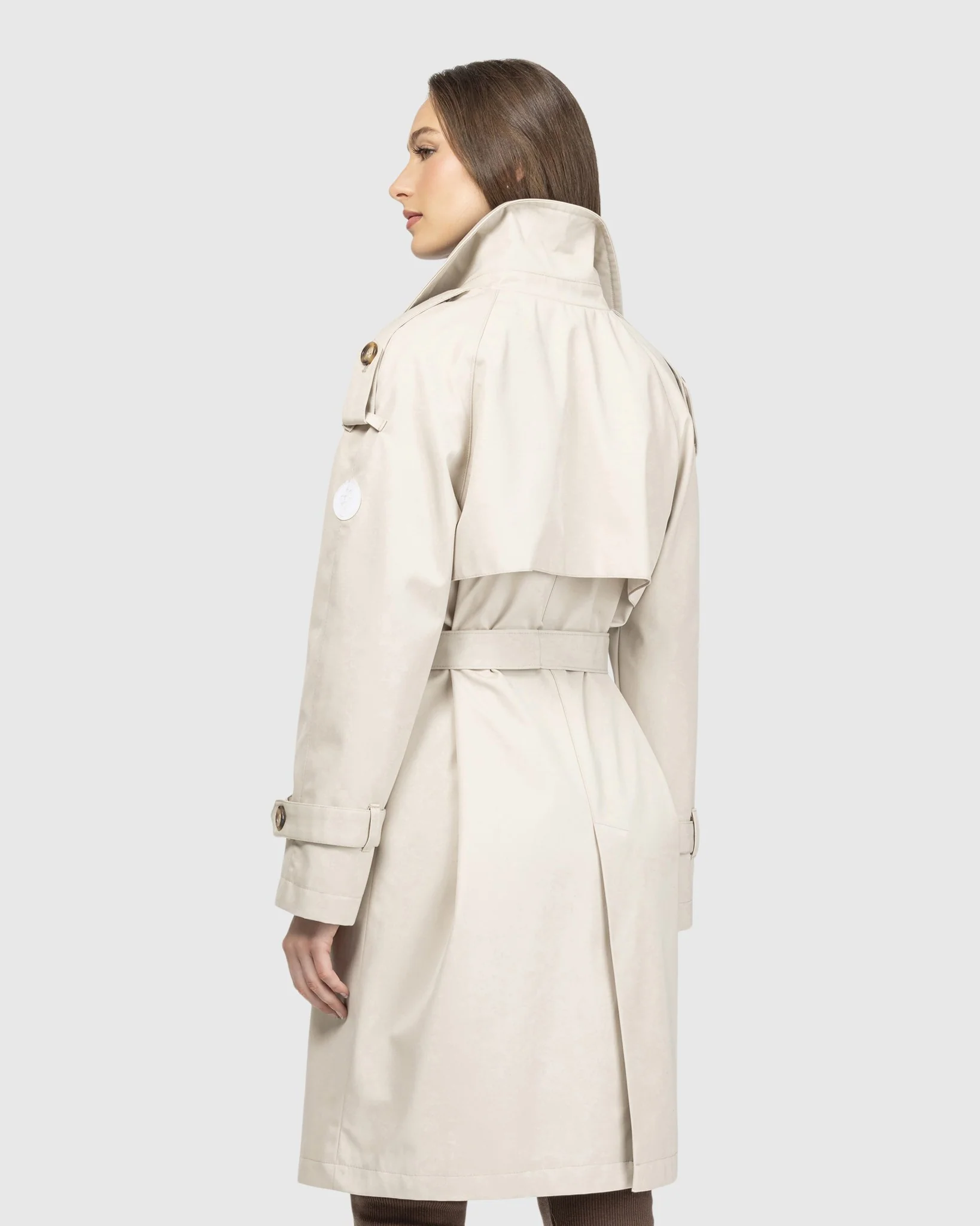 LIGHTWEIGHT BELTED TRENCH COAT - Image 3