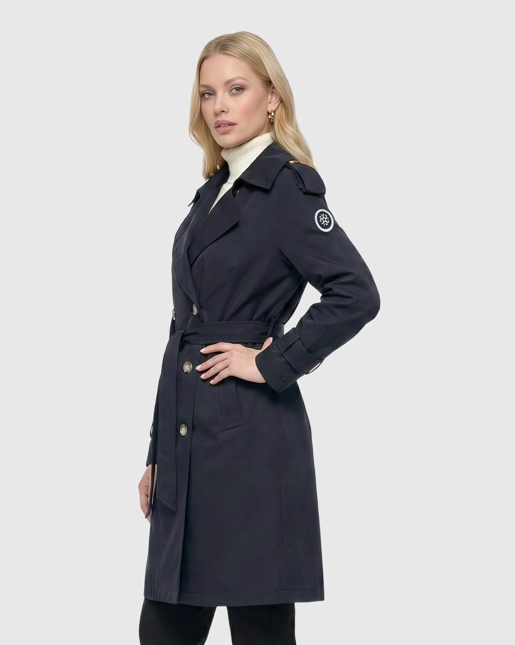 LIGHTWEIGHT BELTED TRENCH COAT - Image 9