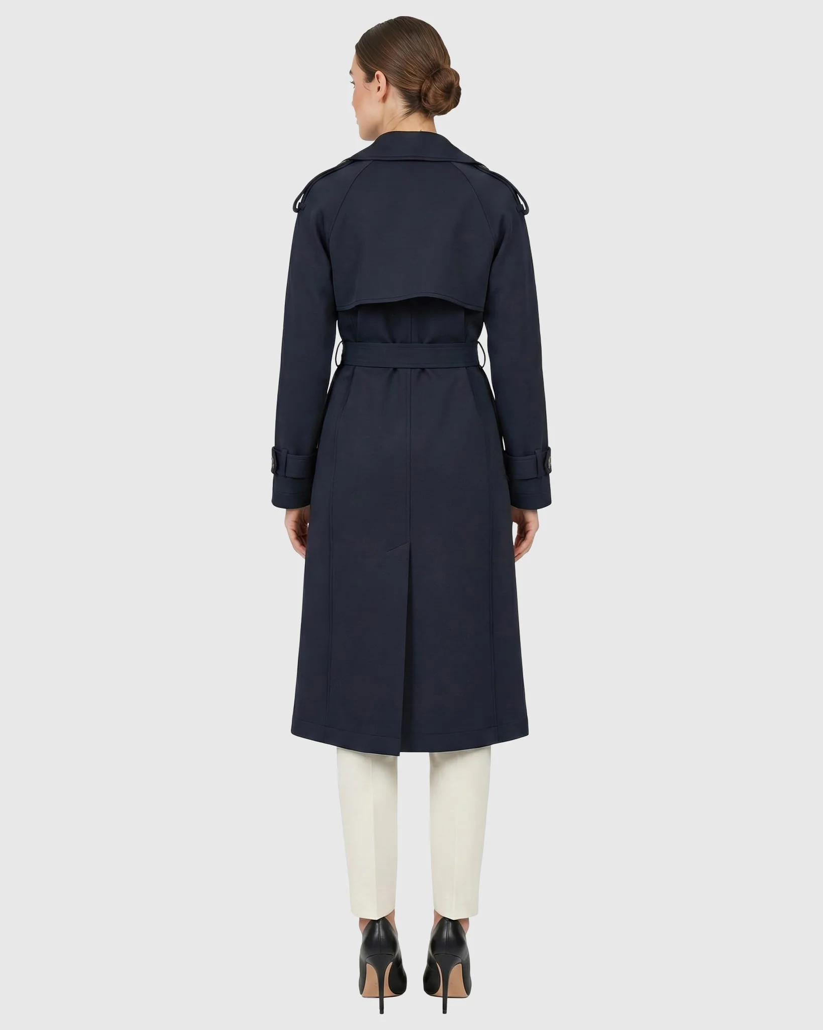 LIGHTWEIGHT BELTED TRENCH COAT - Image 4