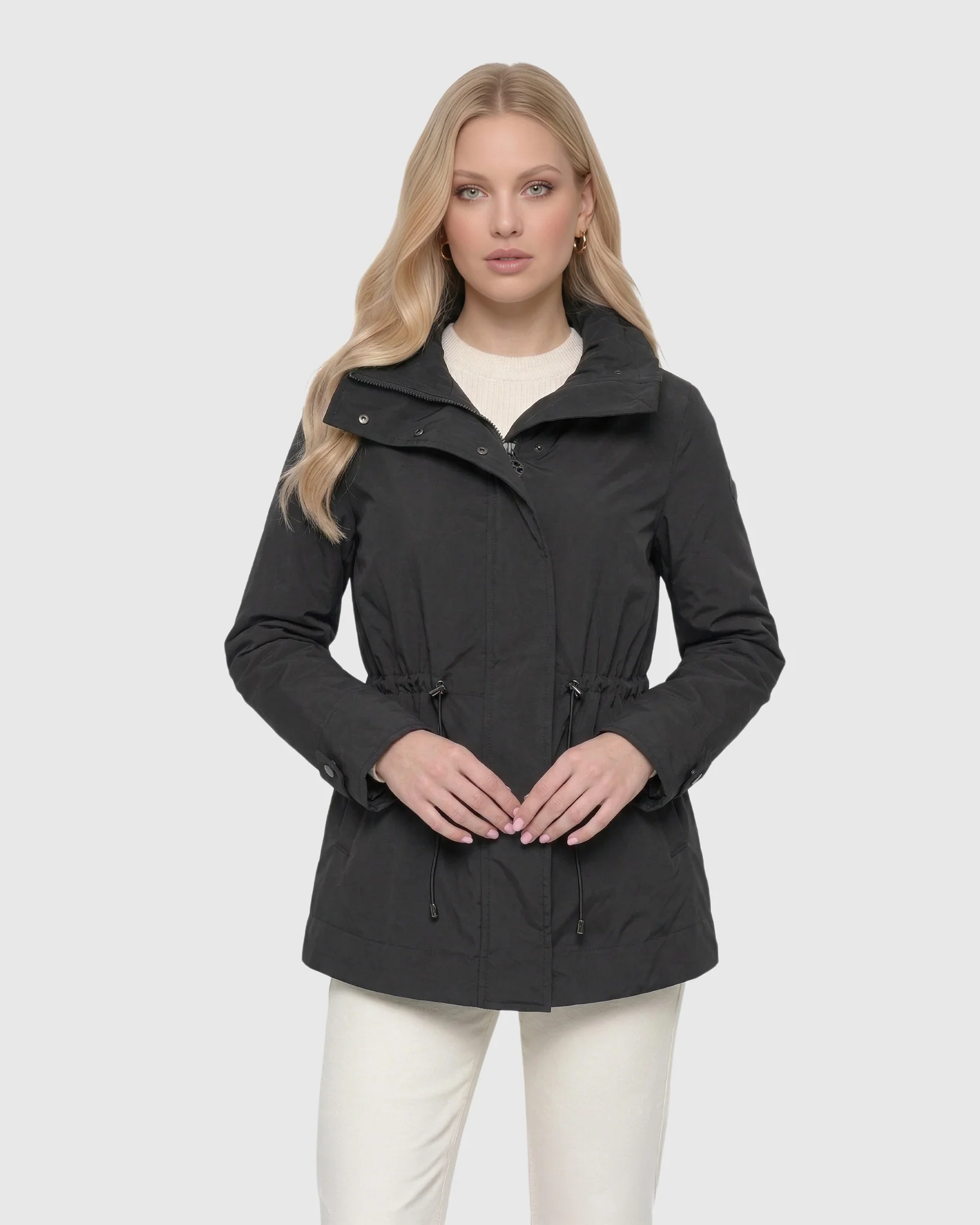 Lightweight Jacket With Concealed Hood - Image 18