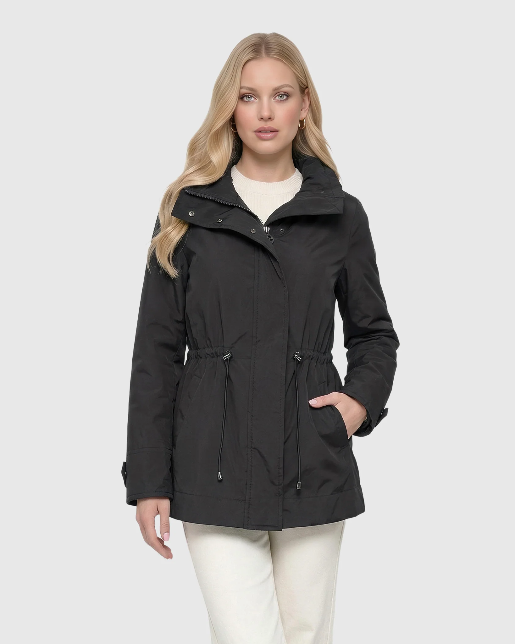 Lightweight Jacket With Concealed Hood - Image 20
