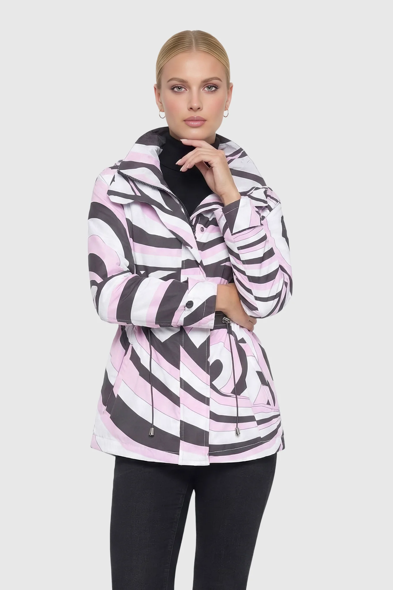 Lightweight Jacket With Concealed Hood - Image 8