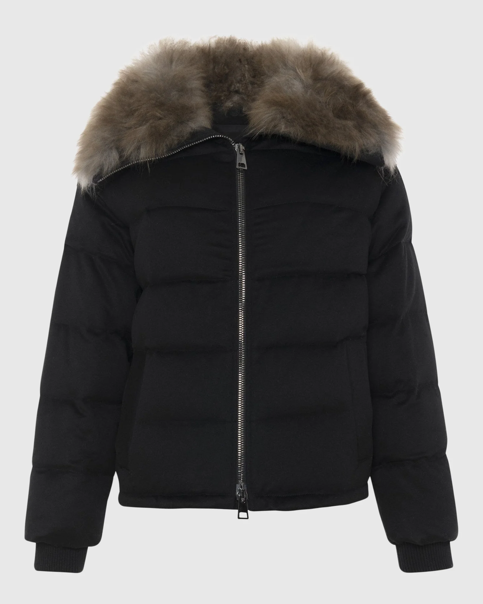 LORO PIANA CASHMERE DOWN JACKET WITH SELECT CASHMERE GOAT COLLAR - Image 24