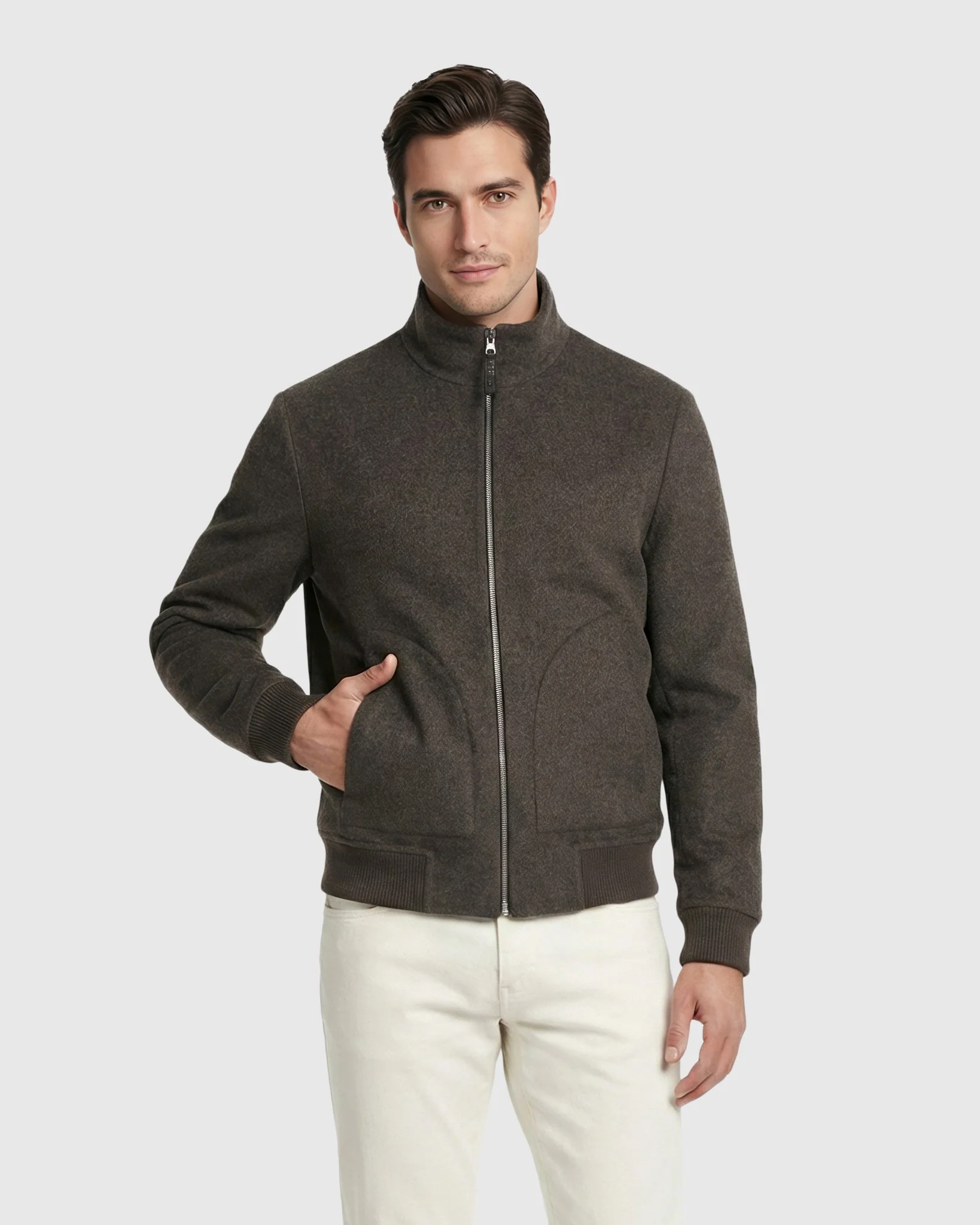 MEN`S REVERSIBLE SELECT CASHMERE & WOOL JACKET - Image 16