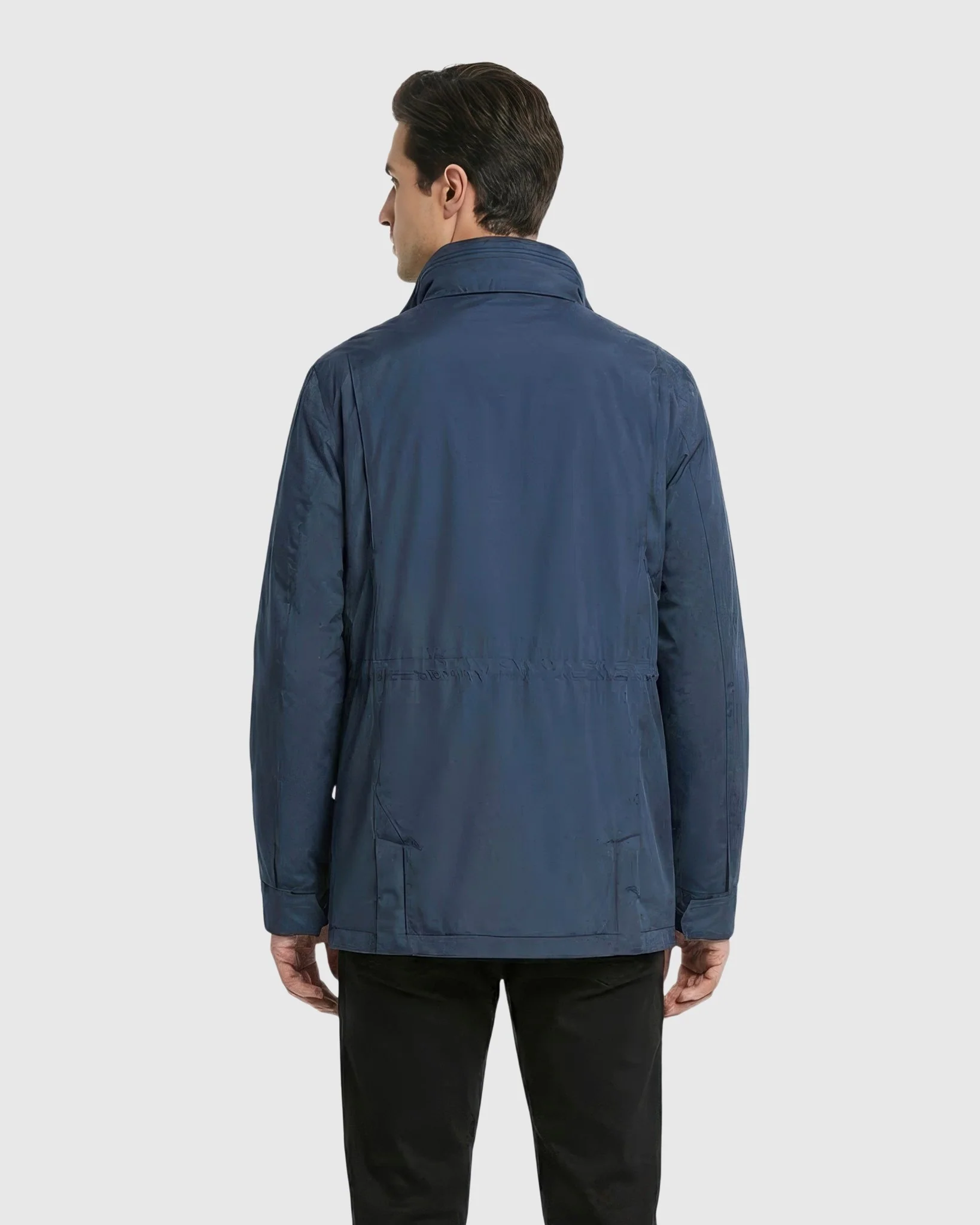 MEN'S 4-POCKET JACKET, CONCEALED ZIP HOOD - Image 3