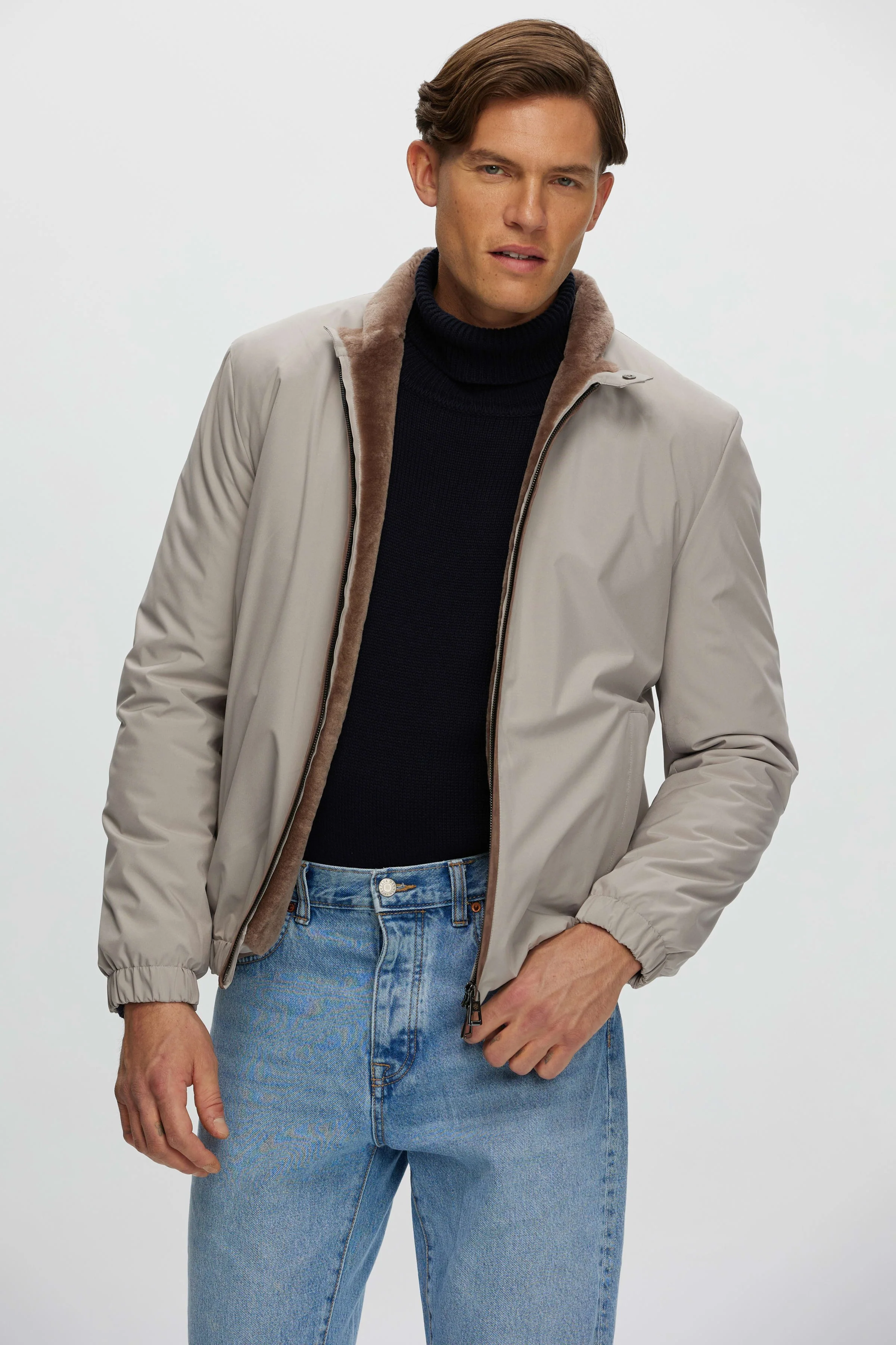 Men's Jacket With Select Shearling Lamb Lining - Image 2