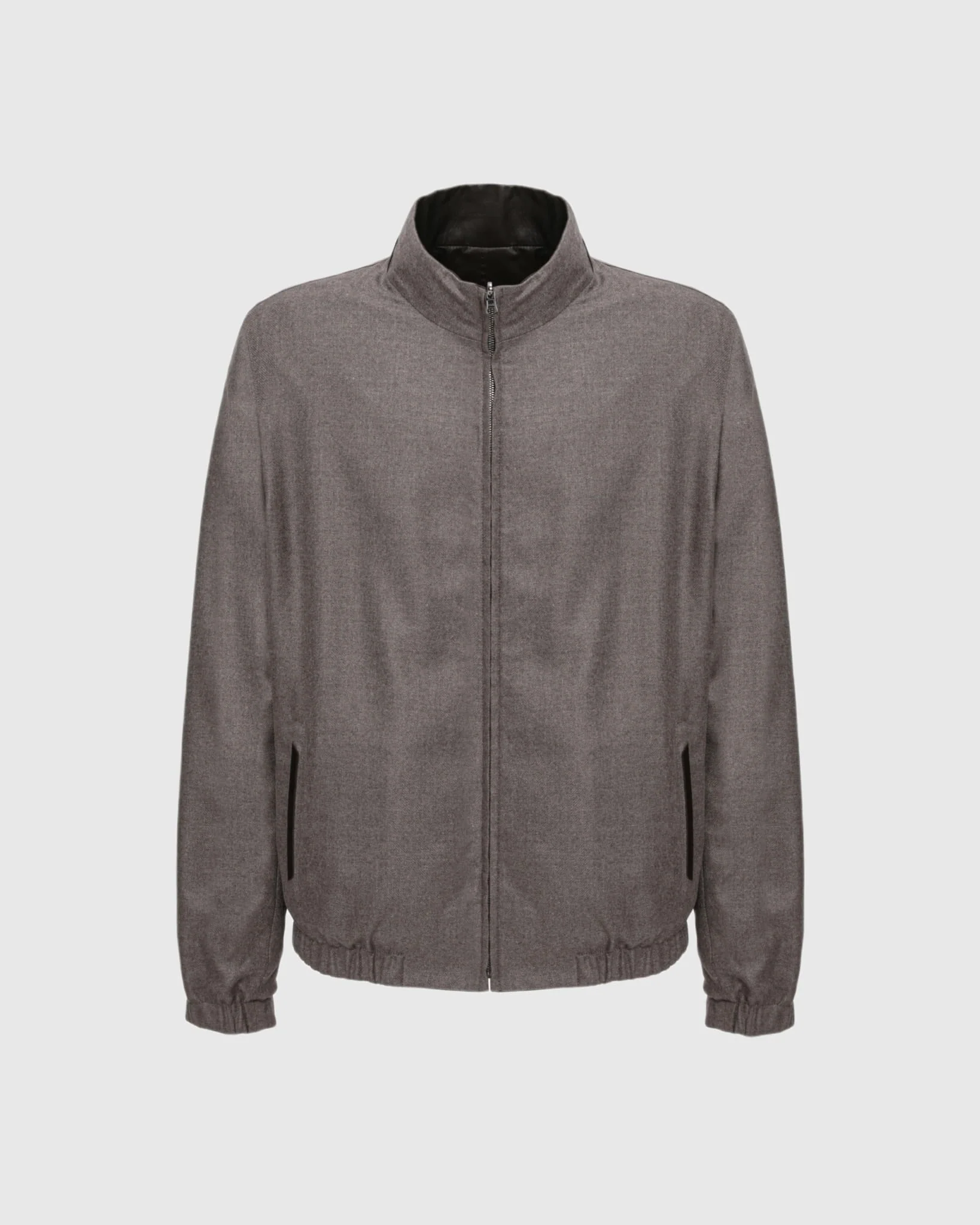 Men's Light Nappa Leather Jacket Reversible To Loro Piana Cashmere And Wool - Image 15