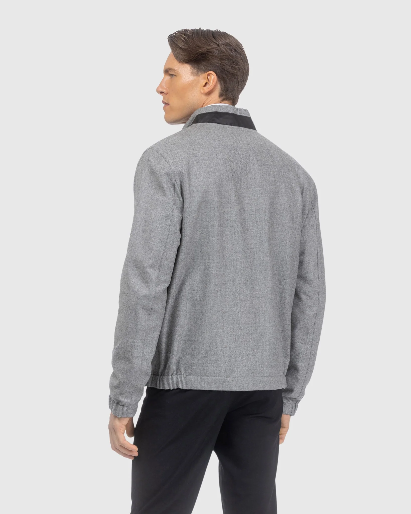 Men's Light Nappa Leather Jacket Reversible To Loro Piana Cashmere And Wool - Image 3