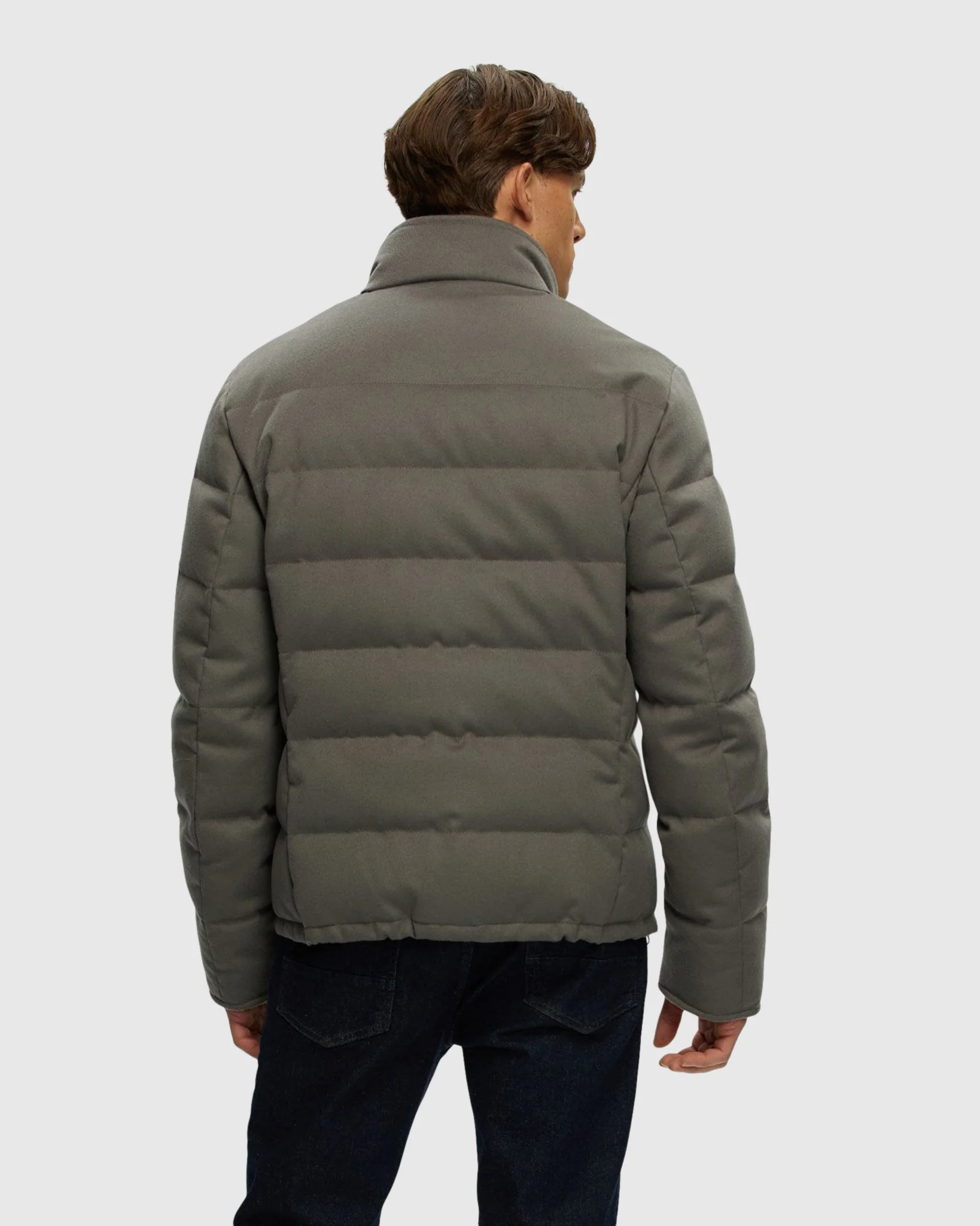 MENS LORO PIANA CASHMERE QUILTED DOWN JACKET - Image 15