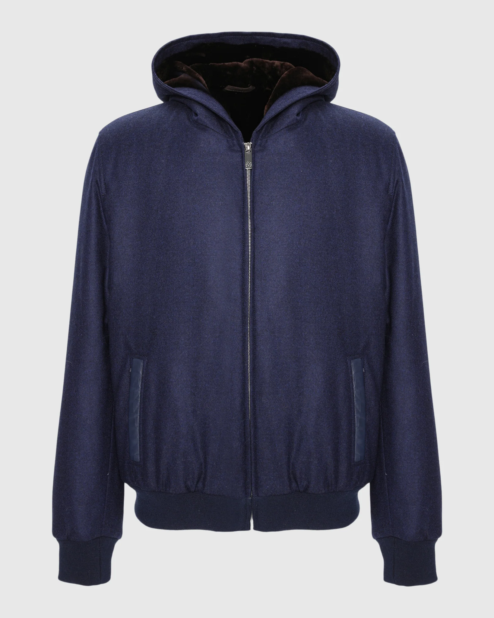MENS LORO PIANA WOOL AND CASHMERE JACKET WITH SELECT SHEARLING LAMB LINING - Image 13