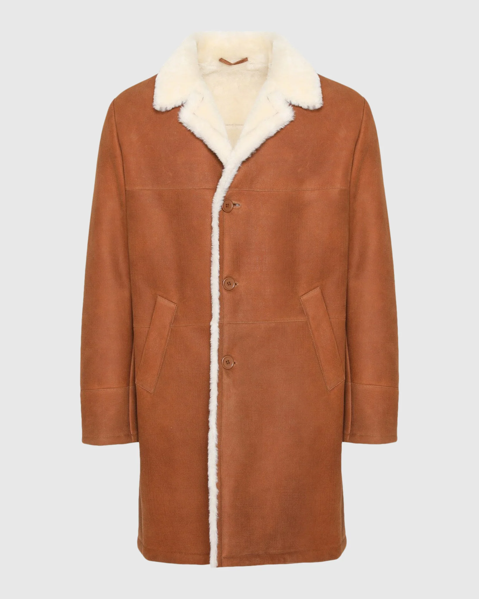 Men's Merino Shearling Lamb Short Coat - Image 16