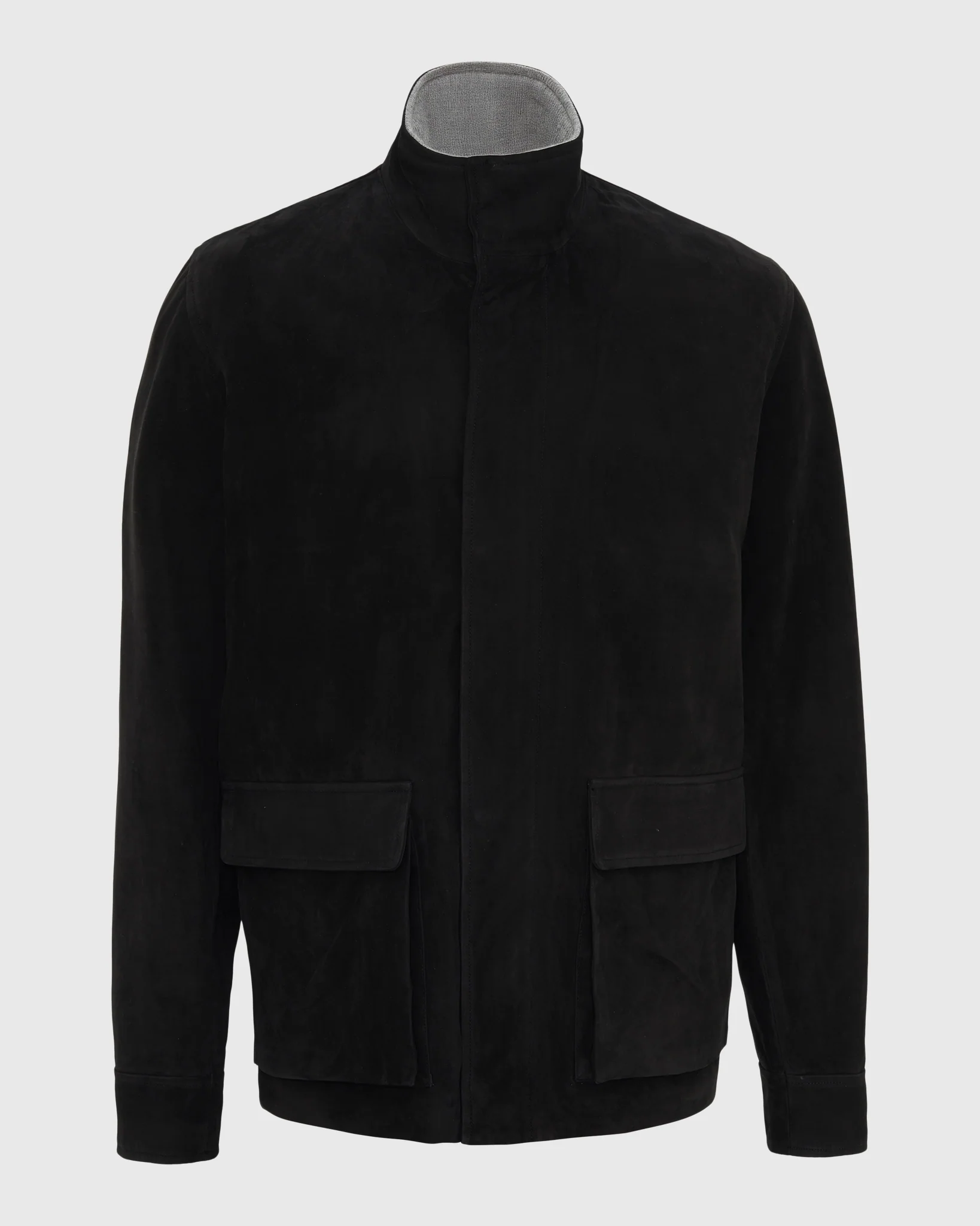 Men's Nubuck Jacket Crafted From Cashmere & Wool Loro Piana Lining - Image 5