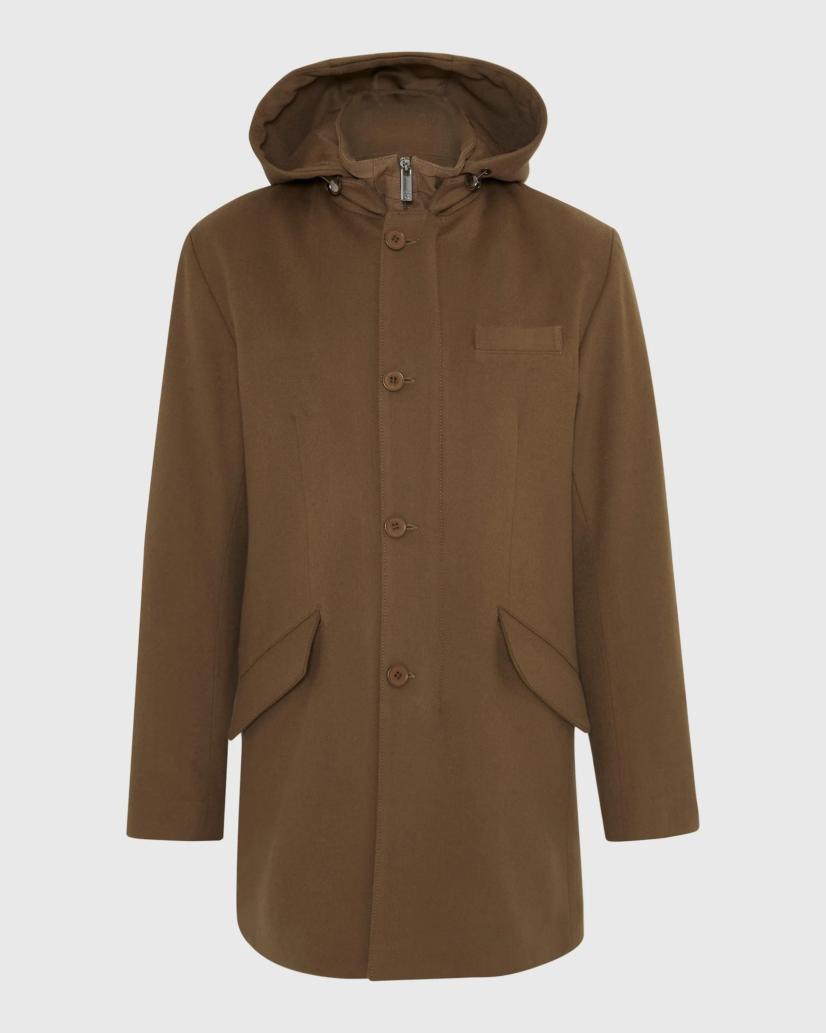 MEN`S PARKA CRAFTED FROM LORO PIANA WOOL, SELECT NUBUCK CROCO EMBOSSED DICKEY - Image 18